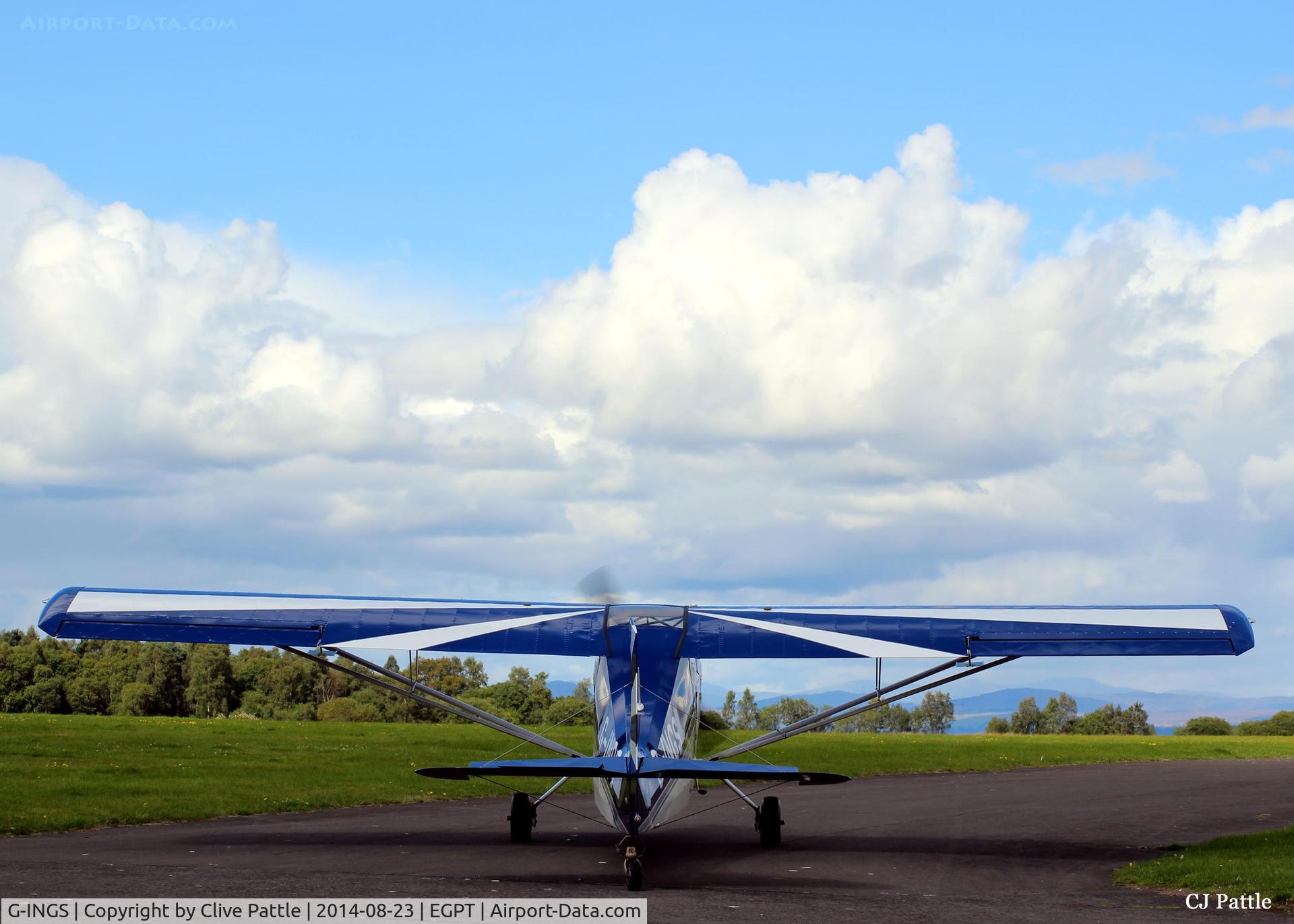 G-INGS, 2008 American Champion 8KCAB Super Decathlon C/N 1063-2008, Caught from an unusual angle as it taxies away for take off