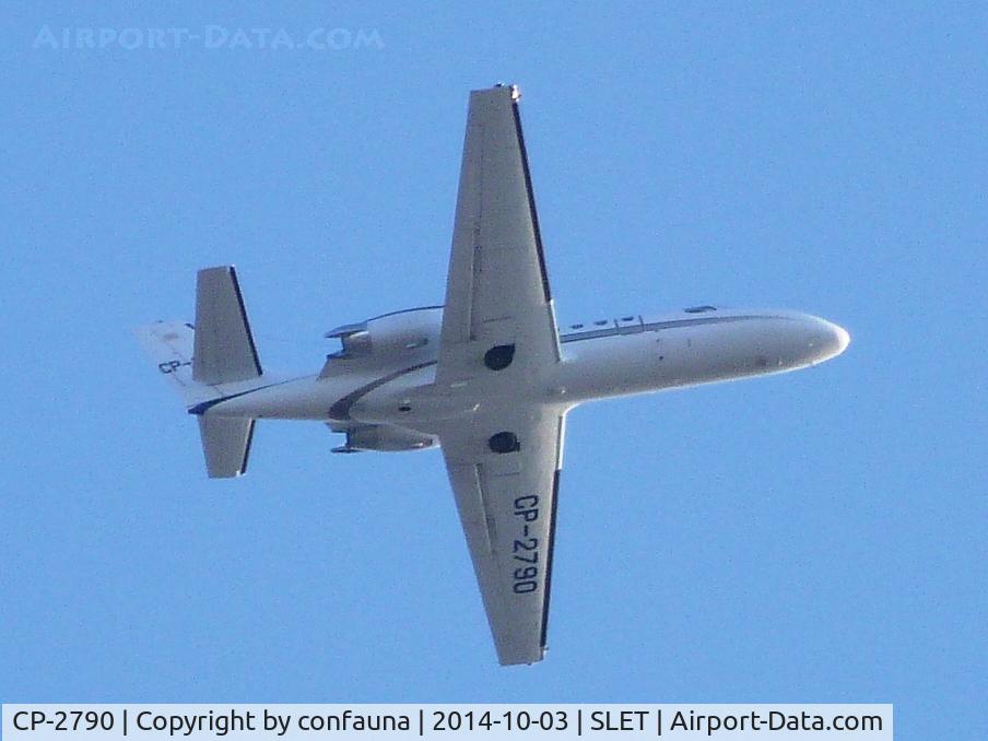 CP-2790, 2003 Cessna 550 Citation Bravo C/N 550-1052, Leaving El Trompillo