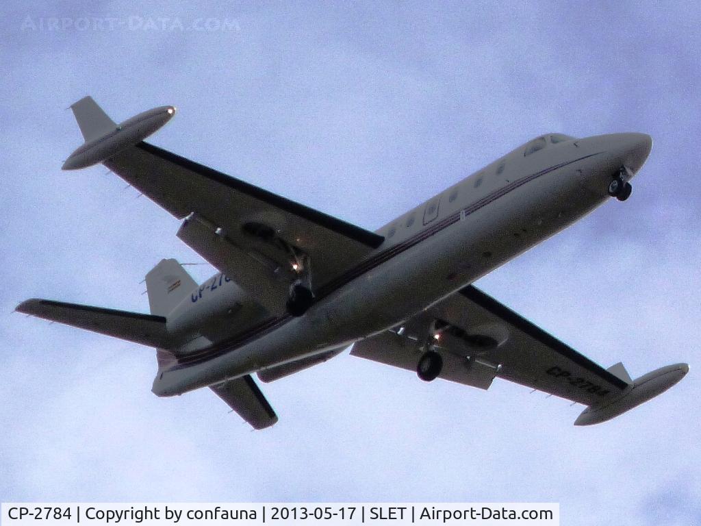 CP-2784, 1985 Israel Aircraft Industries IAI-1124A Westwind II C/N 433, Arriving to El Trompillo