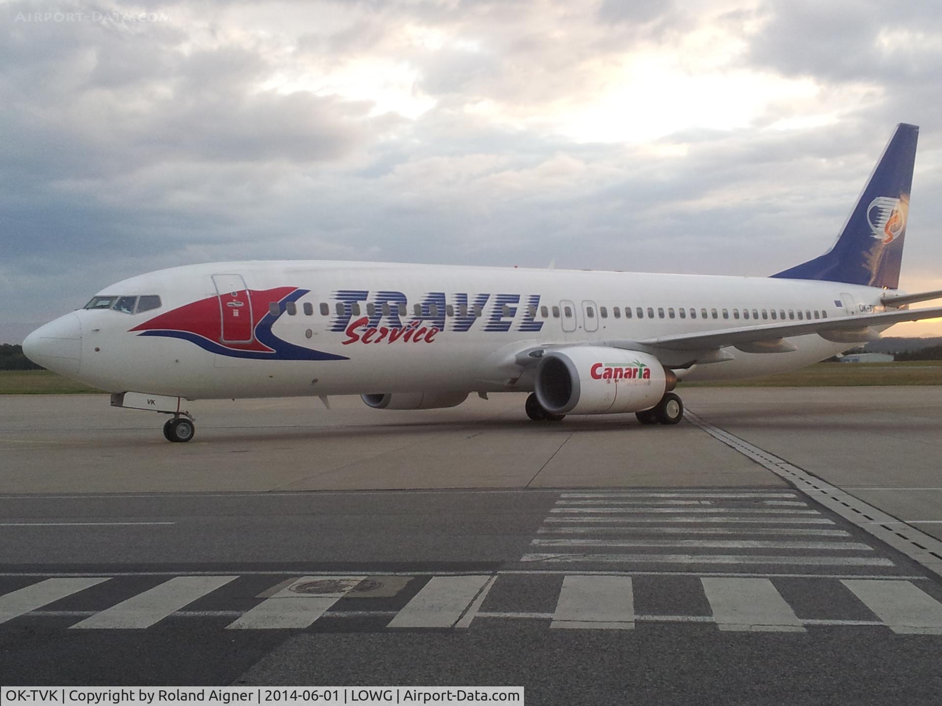 OK-TVK, 2004 Boeing 737-86N C/N 32740, Travel Service