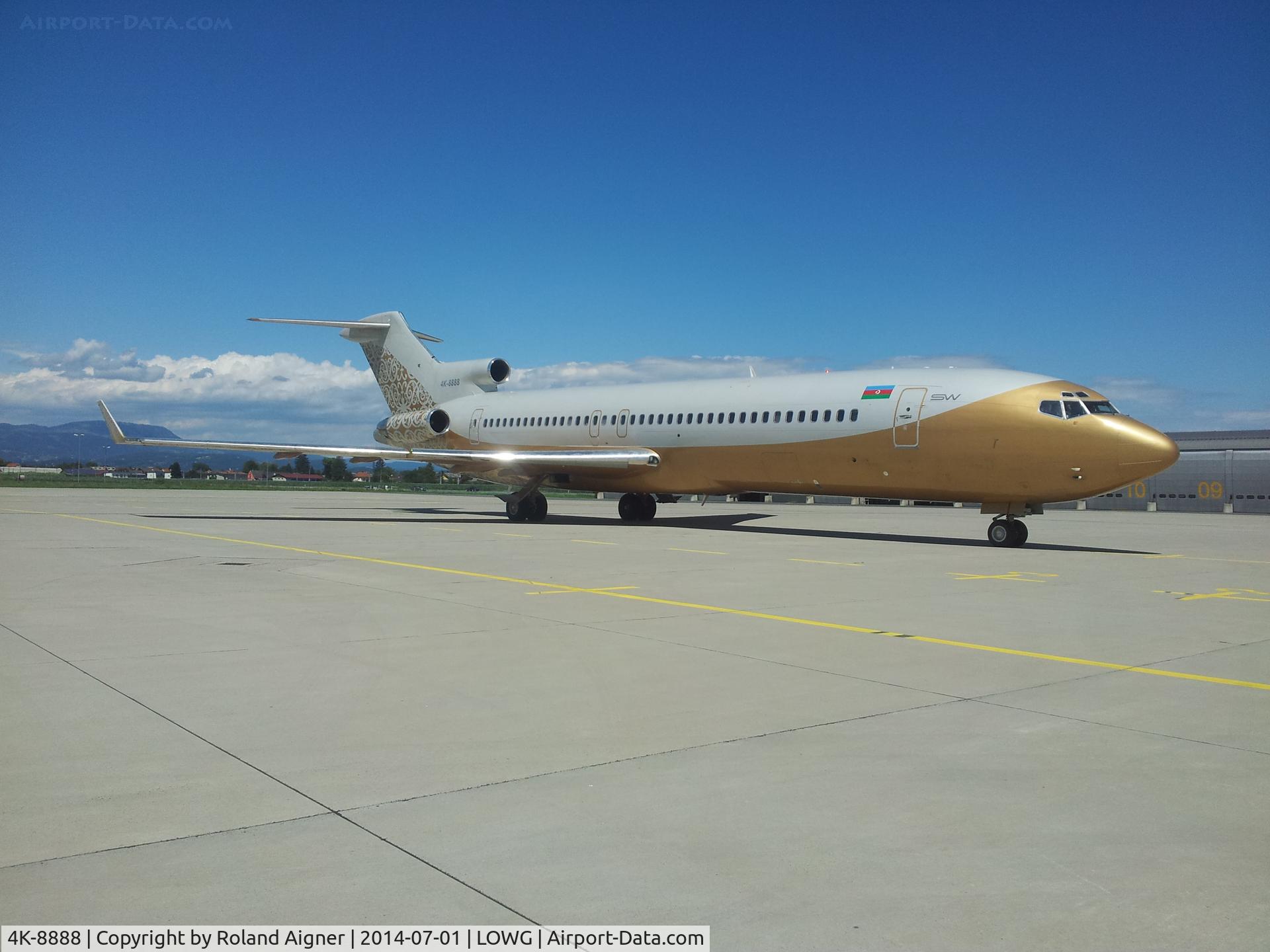 4K-8888, 1981 Boeing 727-251 C/N 22543, Golden B727