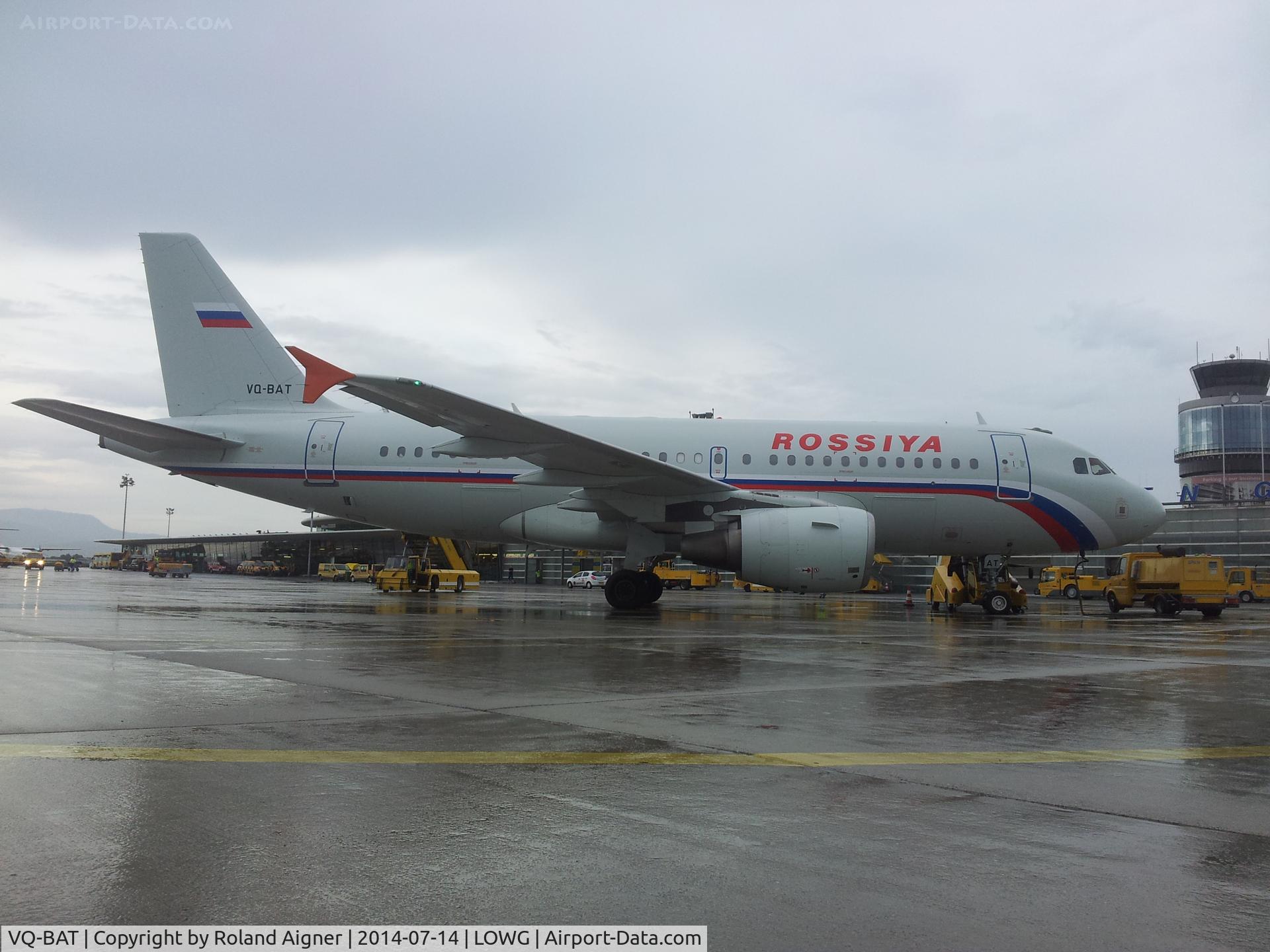 VQ-BAT, 2002 Airbus A319-111 C/N 1876, Football Charter
