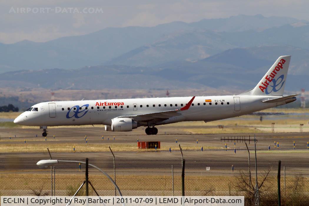 EC-LIN, 2010 Embraer 195LR (ERJ-190-200LR) C/N 19000401, Embraer Emb-195-200LR [19000401] (Air Europa) Madrid-Barajas~EC 09/07/2011