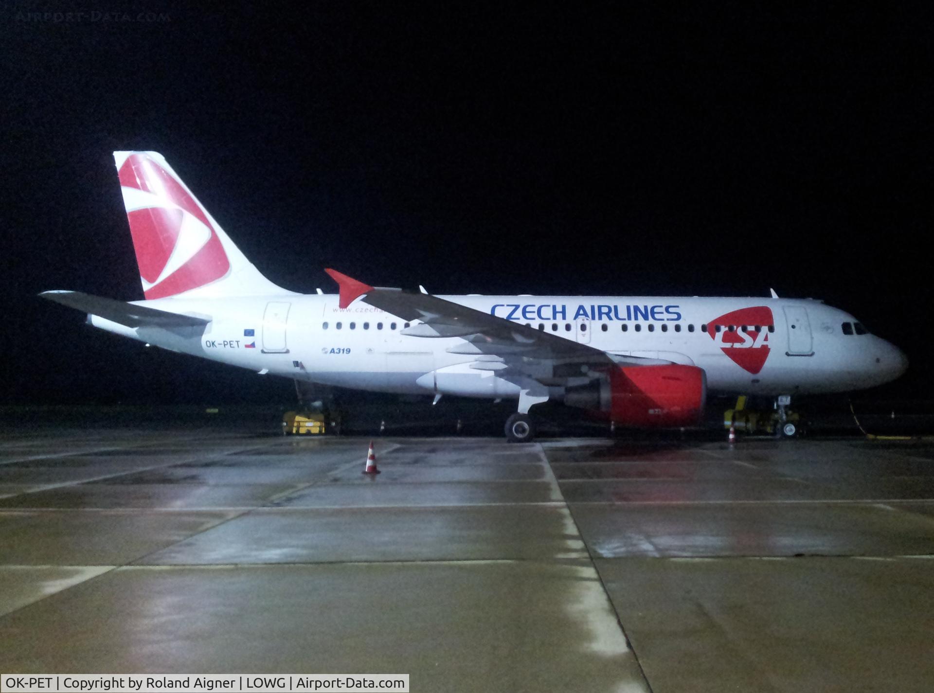 OK-PET, 2010 Airbus A319-112 C/N 4258, Czech Airlines