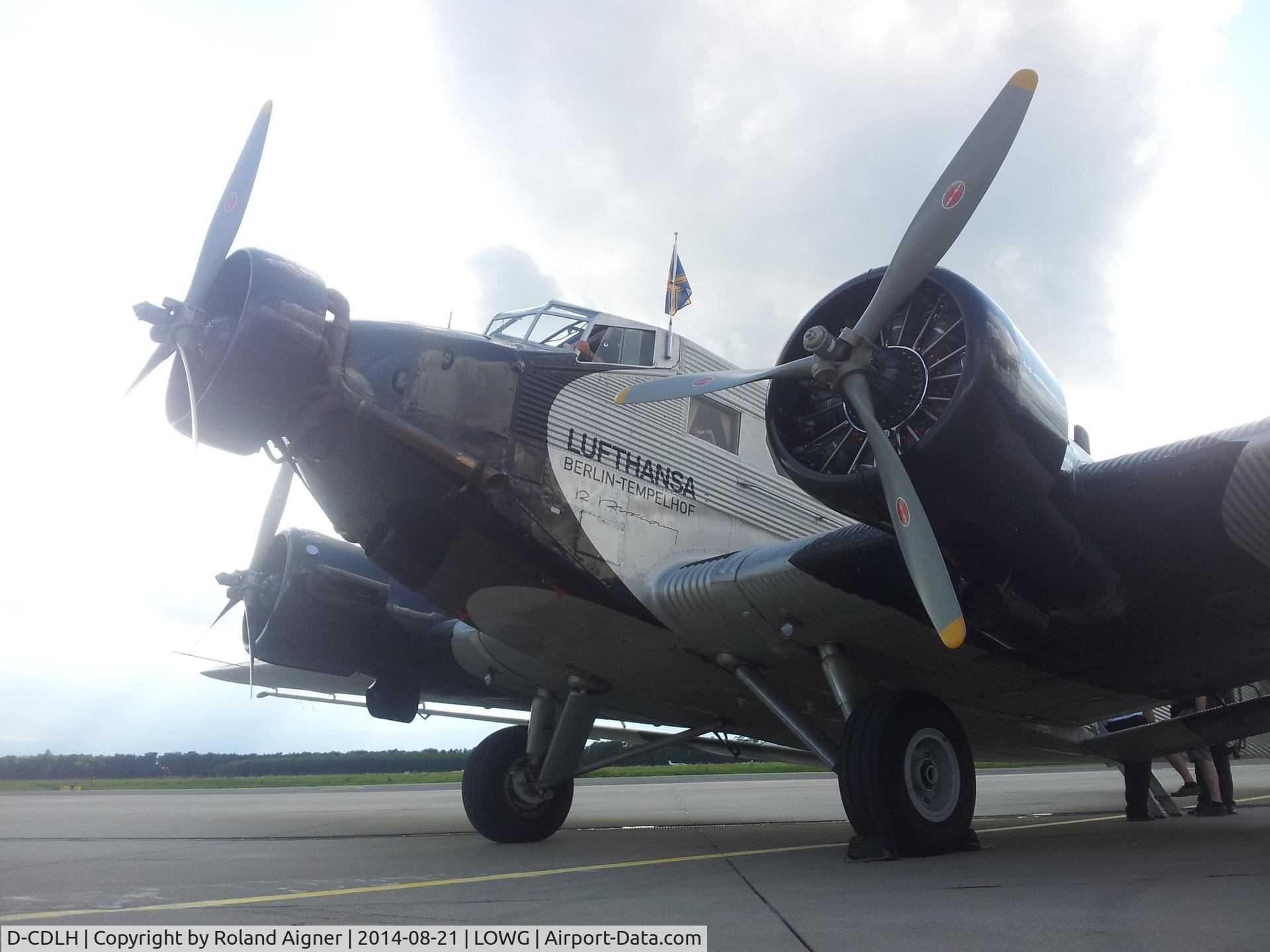 D-CDLH, 1936 Junkers Ju-52/3m C/N 130714, Lufthansa Traditionflight