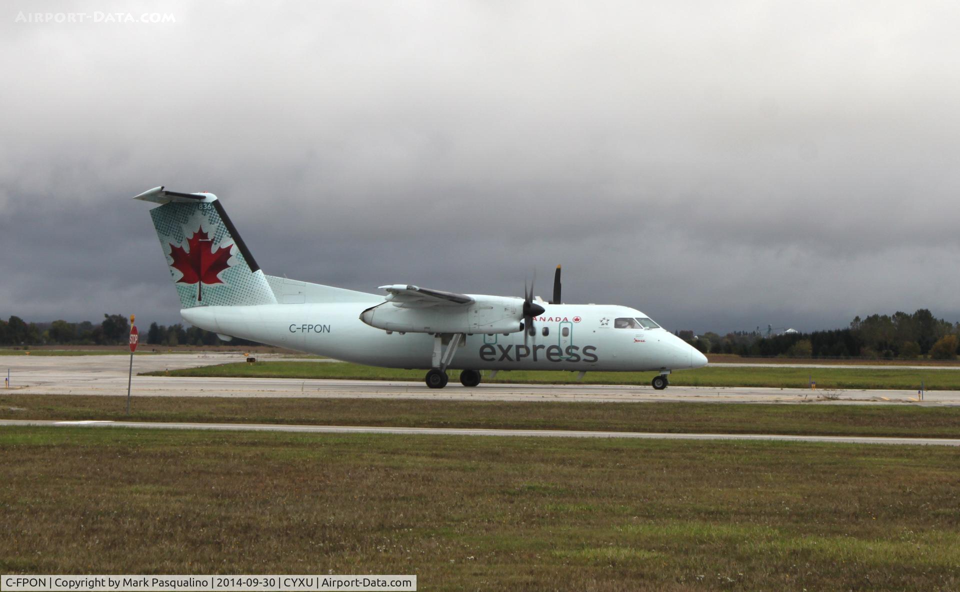 C-FPON, 1989 De Havilland Canada DHC-8-102 Dash 8 C/N 171, DHC-8-102