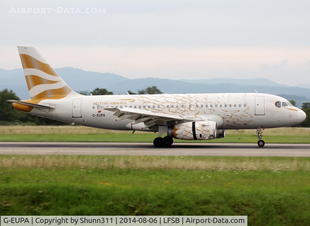 G-EUPA, 1999 Airbus A319-131 C/N 1082, Landing rwy 16