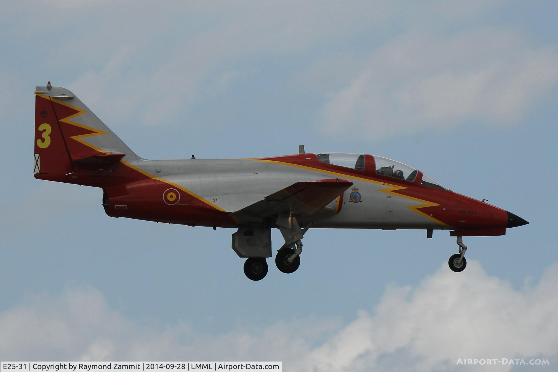 E25-31, CASA Casa101 Aviojet C/N EB01-87-101, Casa101 Aviojet E25-31 Aguila Spanish Air Force