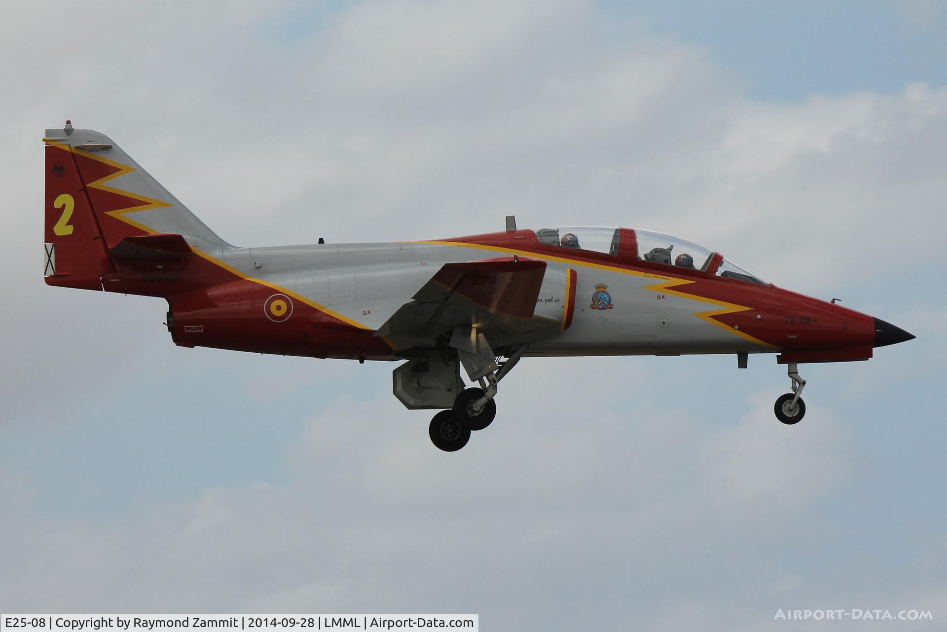 E25-08, CASA C-101EB Aviojet C/N EB01-08-008, Casa101 Aviojet E25-08 Aguila Spanish Air Force