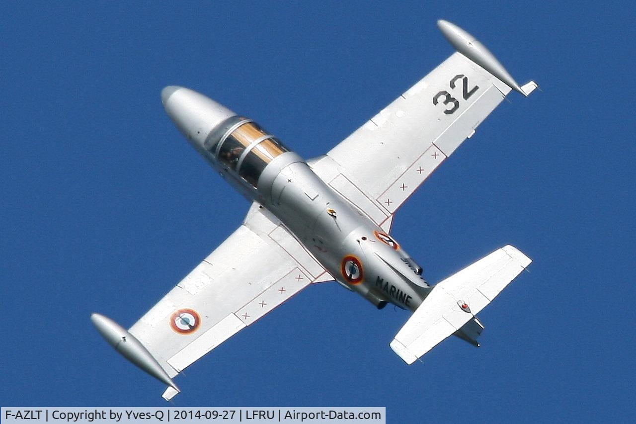 F-AZLT, 1958 Morane-Saulnier MS.760 Paris I C/N 32, Morane-Saulnier MS-760A, Solo display, Morlaix-Ploujean airport (LFRU-MXN) air show in september 2014