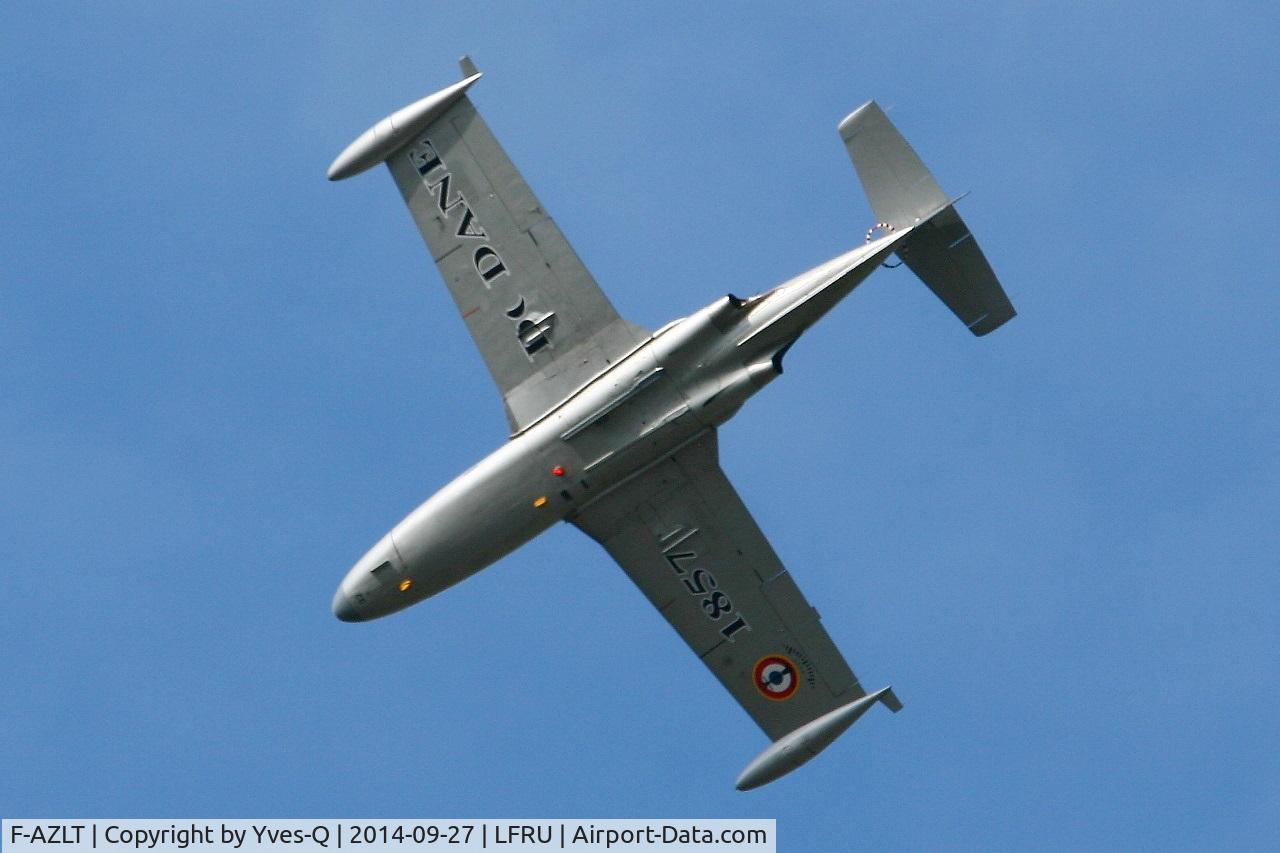 F-AZLT, 1958 Morane-Saulnier MS.760 Paris I C/N 32, Morane-Saulnier MS-760A, Solo display, Morlaix-Ploujean airport (LFRU-MXN) air show in september 2014