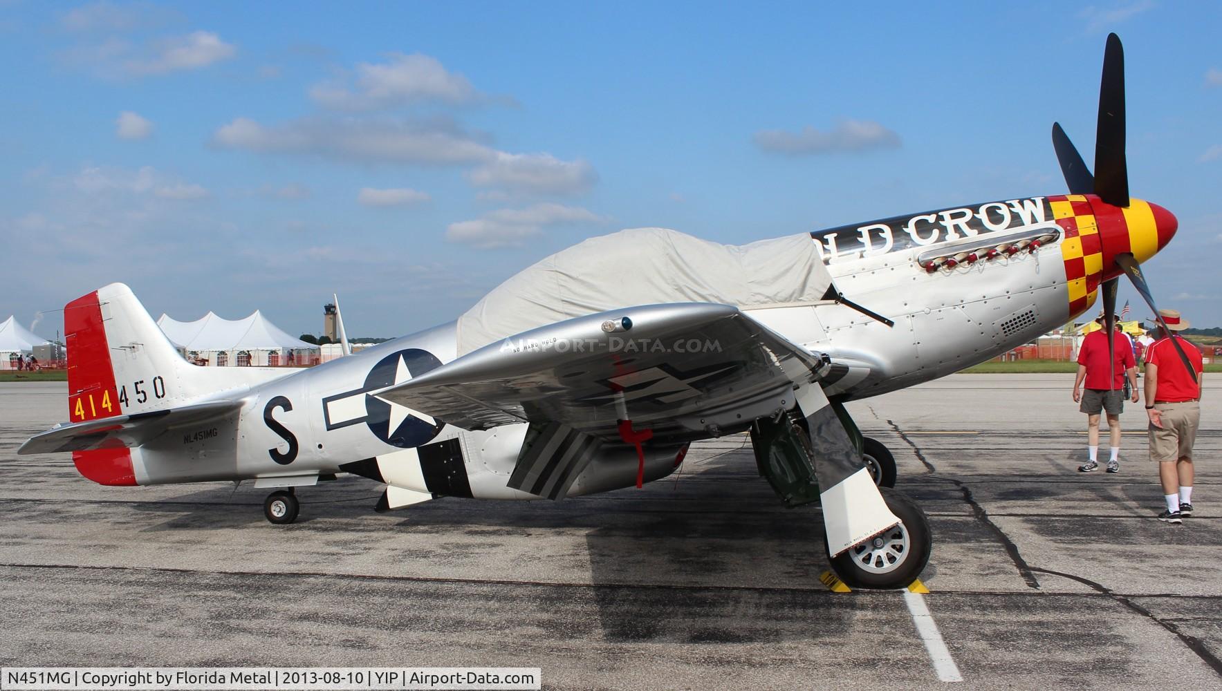 N451MG, 1944 North American P-51D Mustang C/N 44-74774, Old Crow