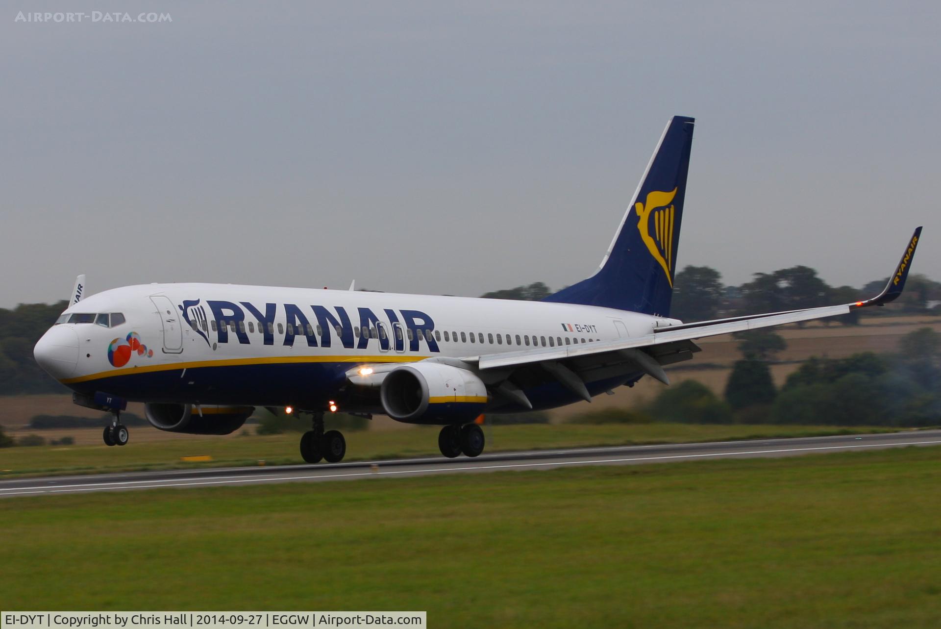 EI-DYT, 2008 Boeing 737-8AS C/N 33634, Ryanair