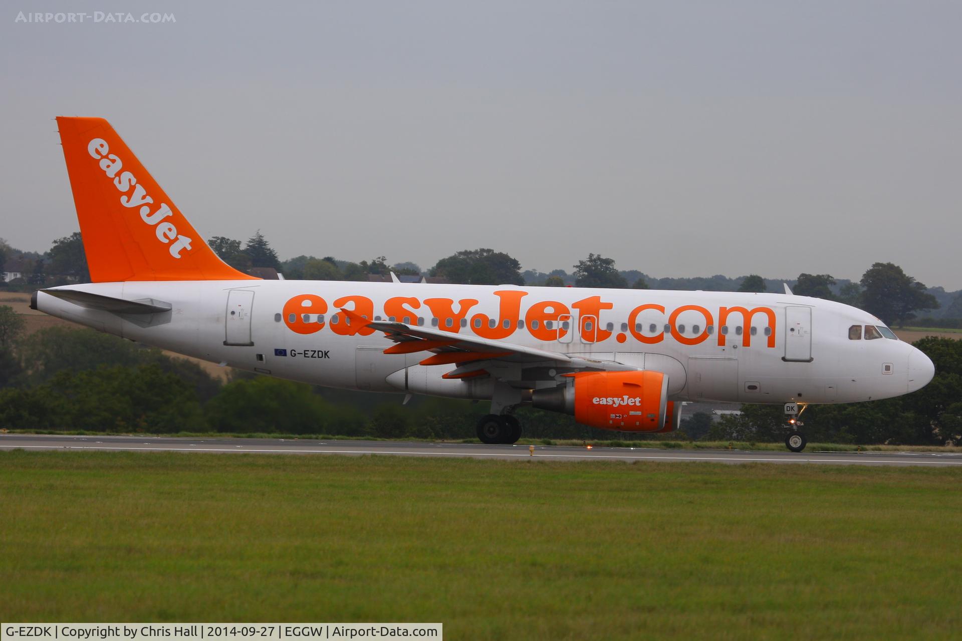 G-EZDK, 2008 Airbus A319-111 C/N 3555, easyJet