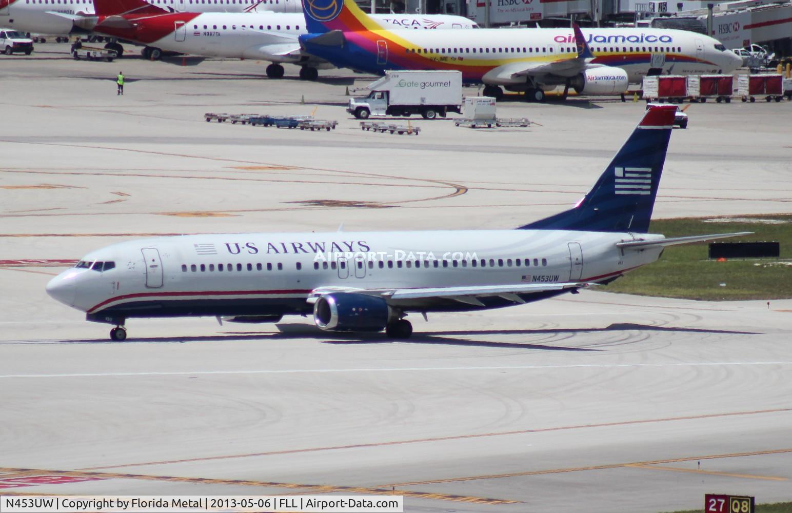 N453UW, 1991 Boeing 737-4B7 C/N 24980, US Airways