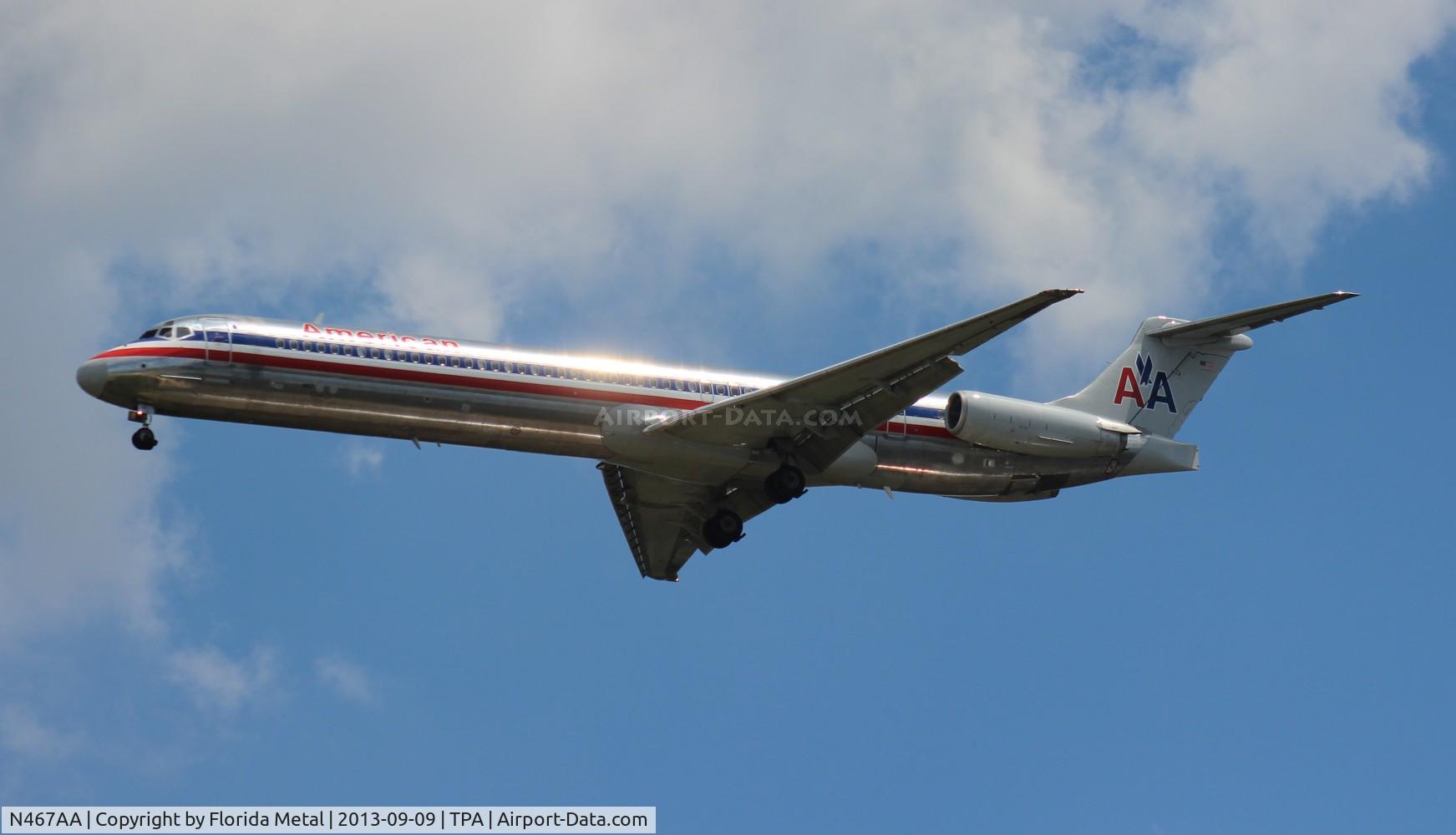 N467AA, 1988 McDonnell Douglas MD-82 (DC-9-82) C/N 49597, American