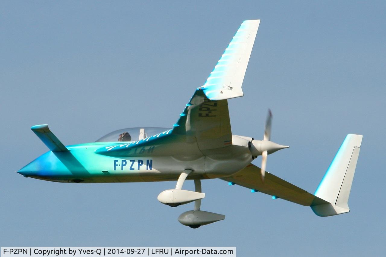 F-PZPN, Rutan Long-EZ C/N 2115, Rutan Long-EZ, Solo display, Morlaix-Ploujean airport (LFRU-MXN) air show in september 2014