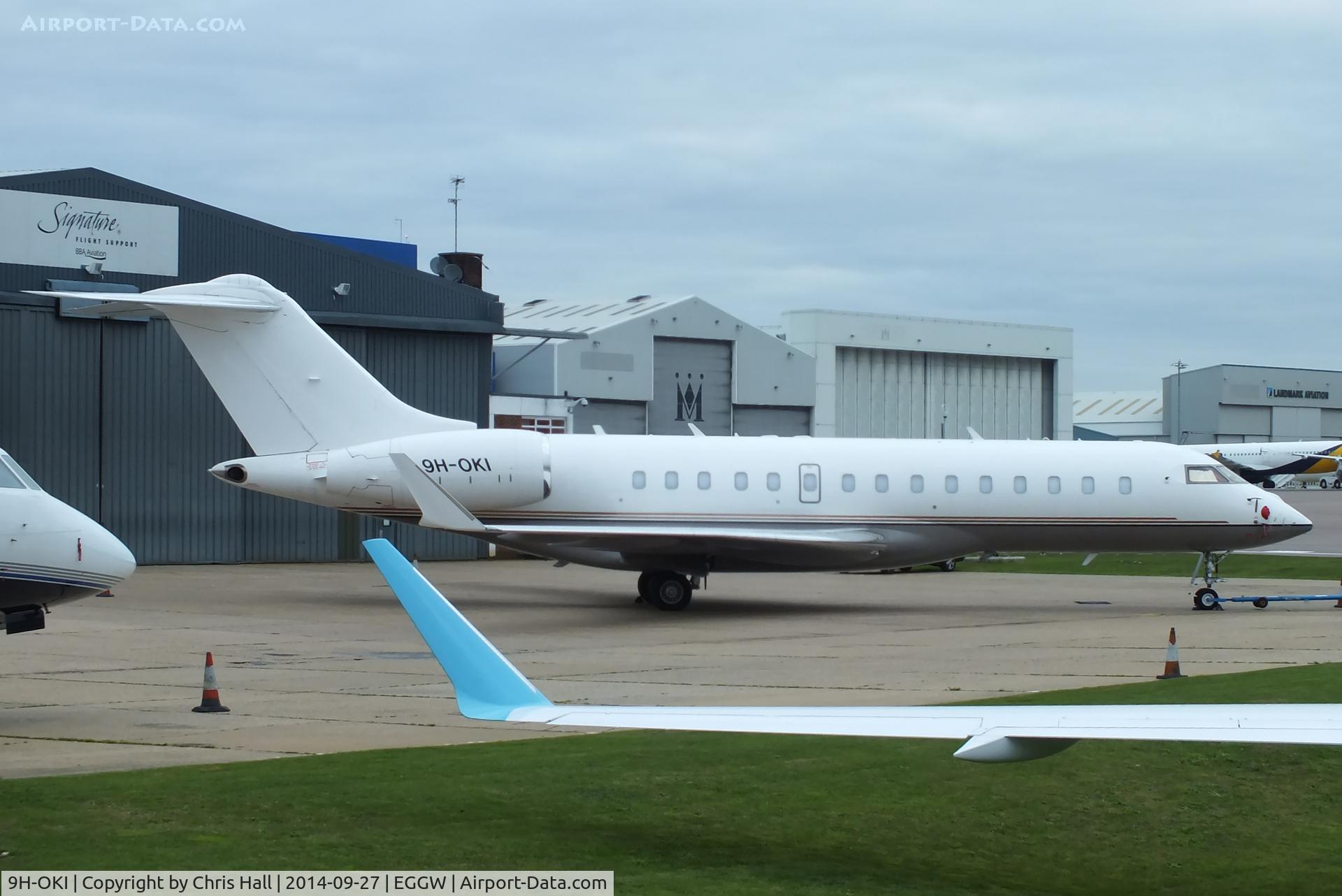 9H-OKI, 2009 Bombardier BD-700-1A10 Global Express C/N 9336, Hyperion Aviation
