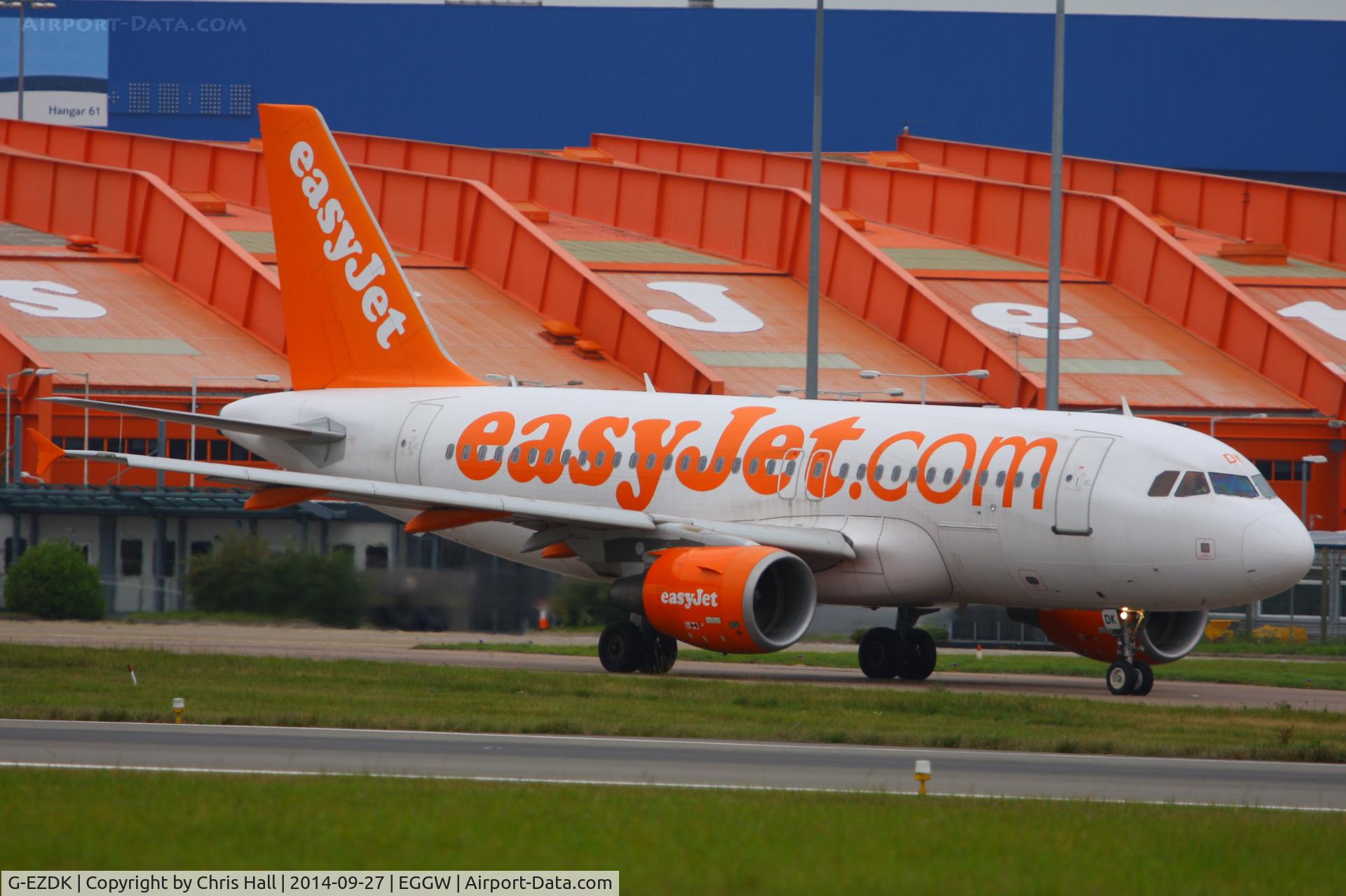 G-EZDK, 2008 Airbus A319-111 C/N 3555, easyJet