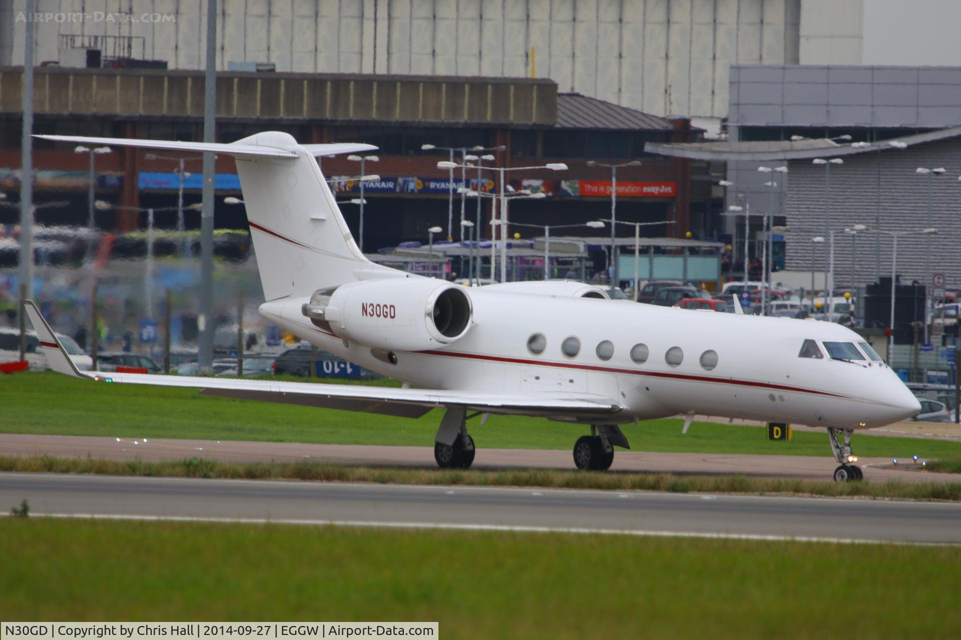N30GD, Gulfstream Aerospace G-IV C/N 1228, Royal Air Freight