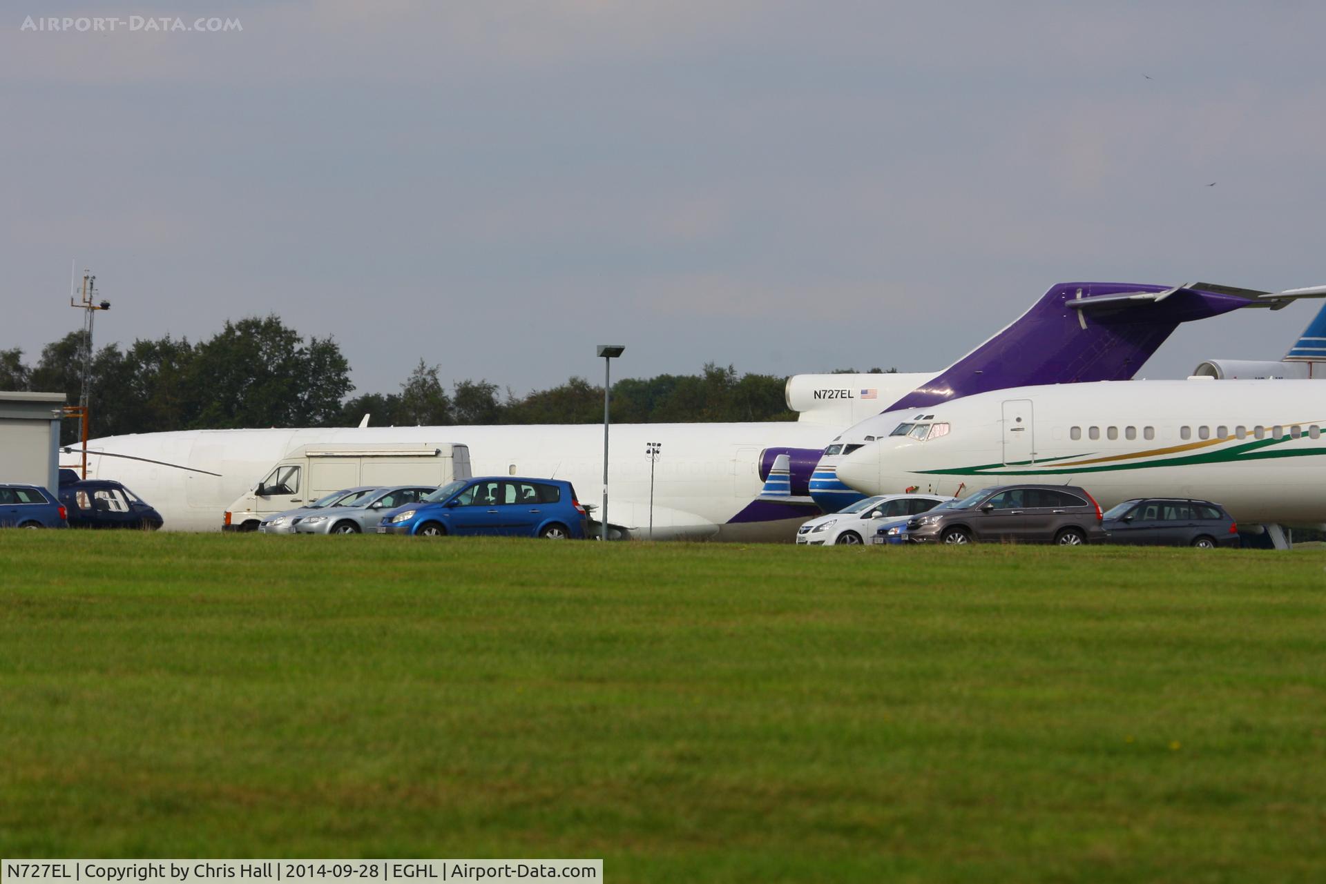 N727EL, 1978 Boeing 727-227F C/N 21463, stored at ATC Lasham