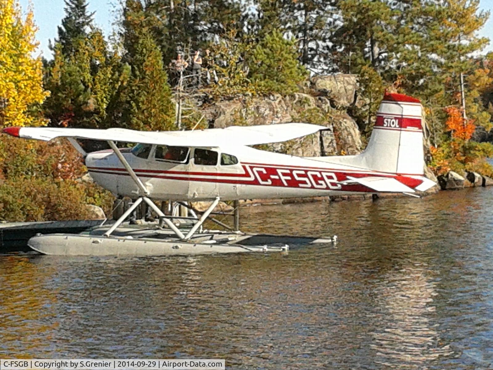 C-FSGB, 1965 Cessna 180H Skywagon C/N 18051527, Hydravion Circumflight on 
1000, Domaine Pellerin
Saint-Alexis-des-Monts
Québec, Canada
J0K IV0