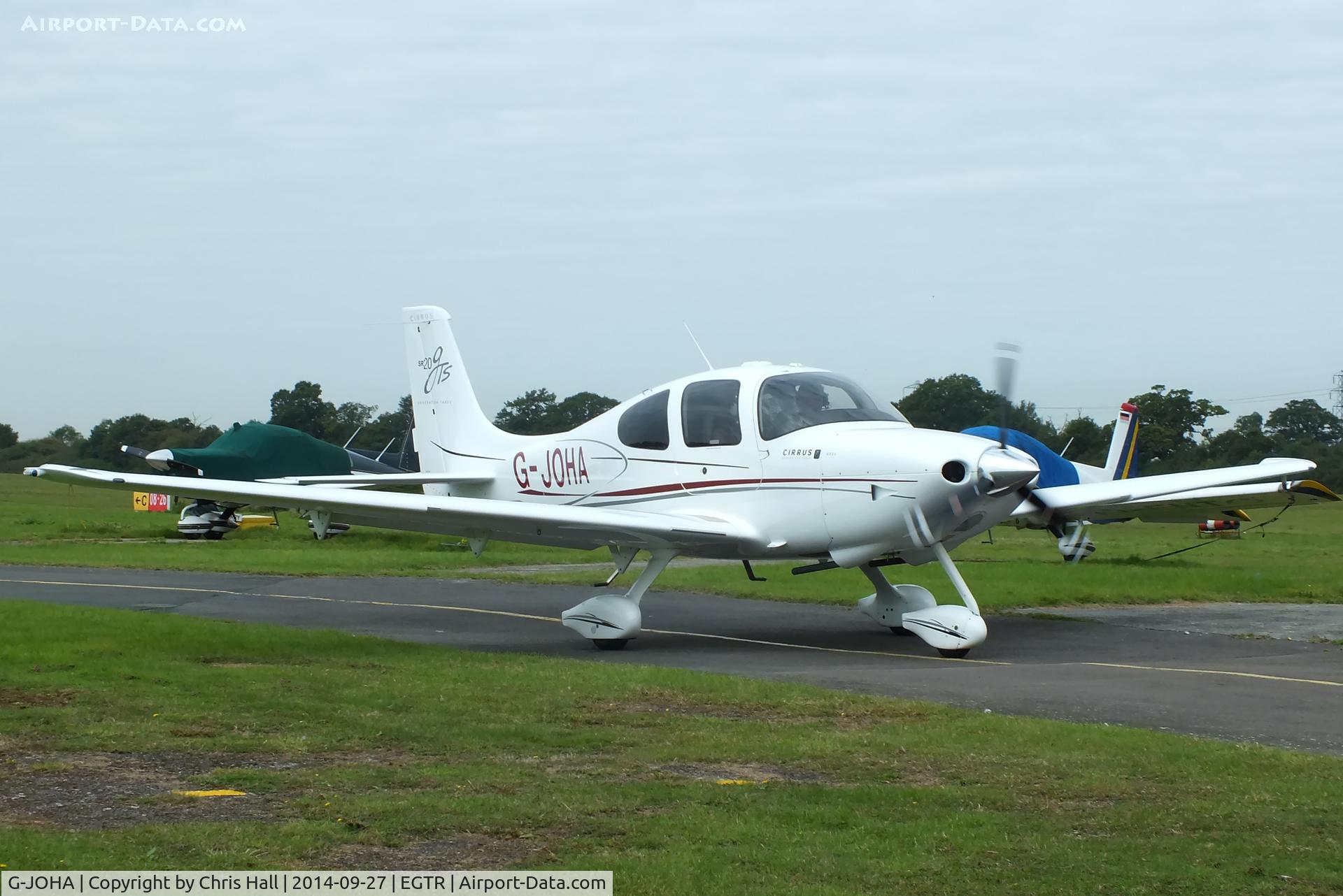 G-JOHA, 2008 Cirrus SR20 G3 GTS C/N 1968, Elstree resident