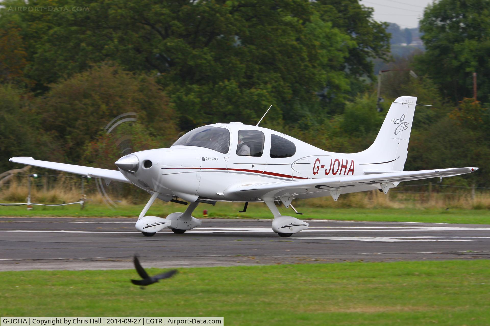 G-JOHA, 2008 Cirrus SR20 G3 GTS C/N 1968, Elstree resident