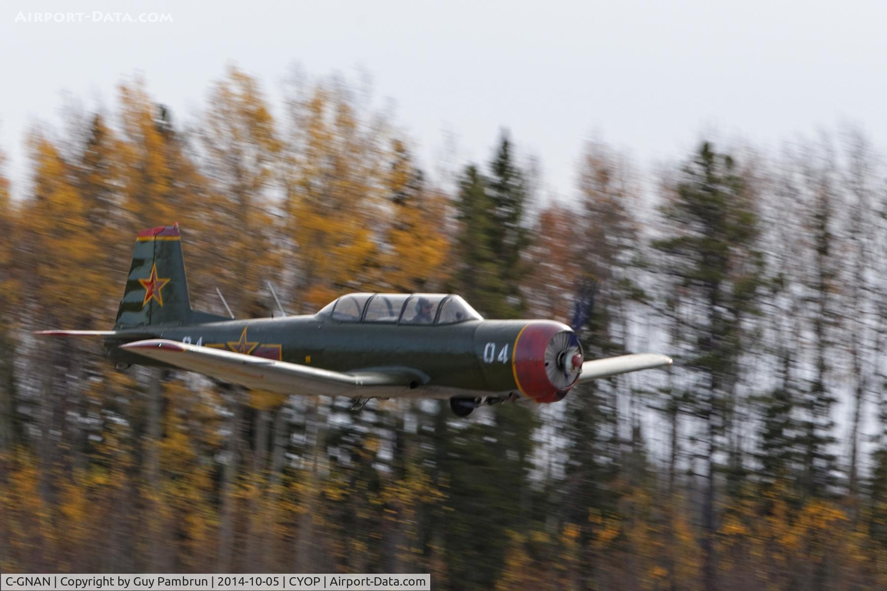 C-GNAN, 1983 Nanchang CJ-6A C/N 4032004, Wide open