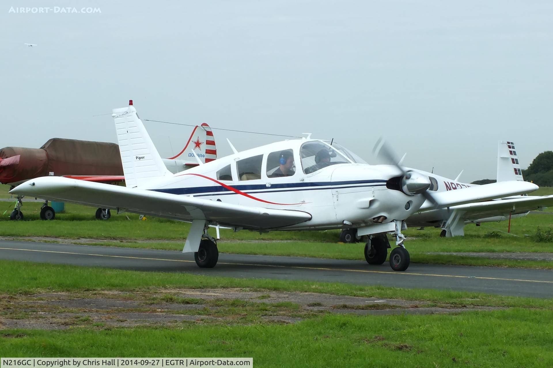 N216GC, 1971 Piper PA-28R-200 Cherokee Arrow B C/N 28R-7135151, Elstree resident