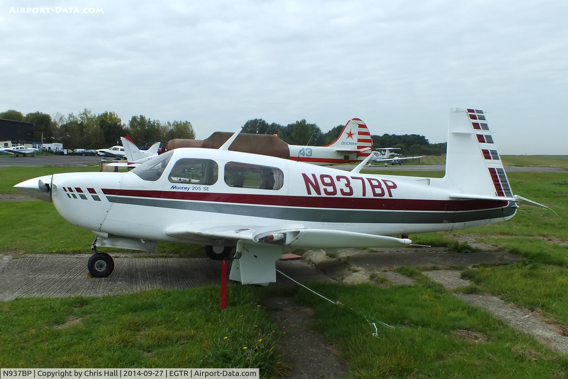 N937BP, 1987 Mooney M20J 201 C/N 24-3046, Elstree resident