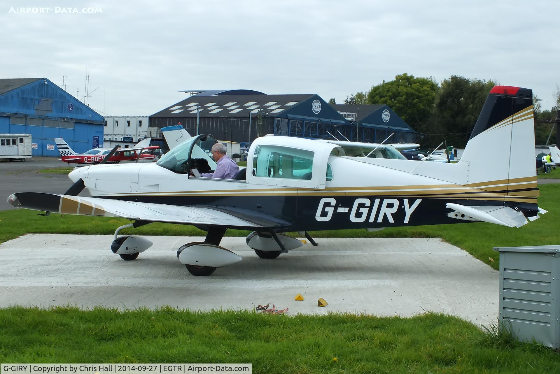 G-GIRY, 1992 American General AG-5B Tiger C/N 10146, Elstree resident
