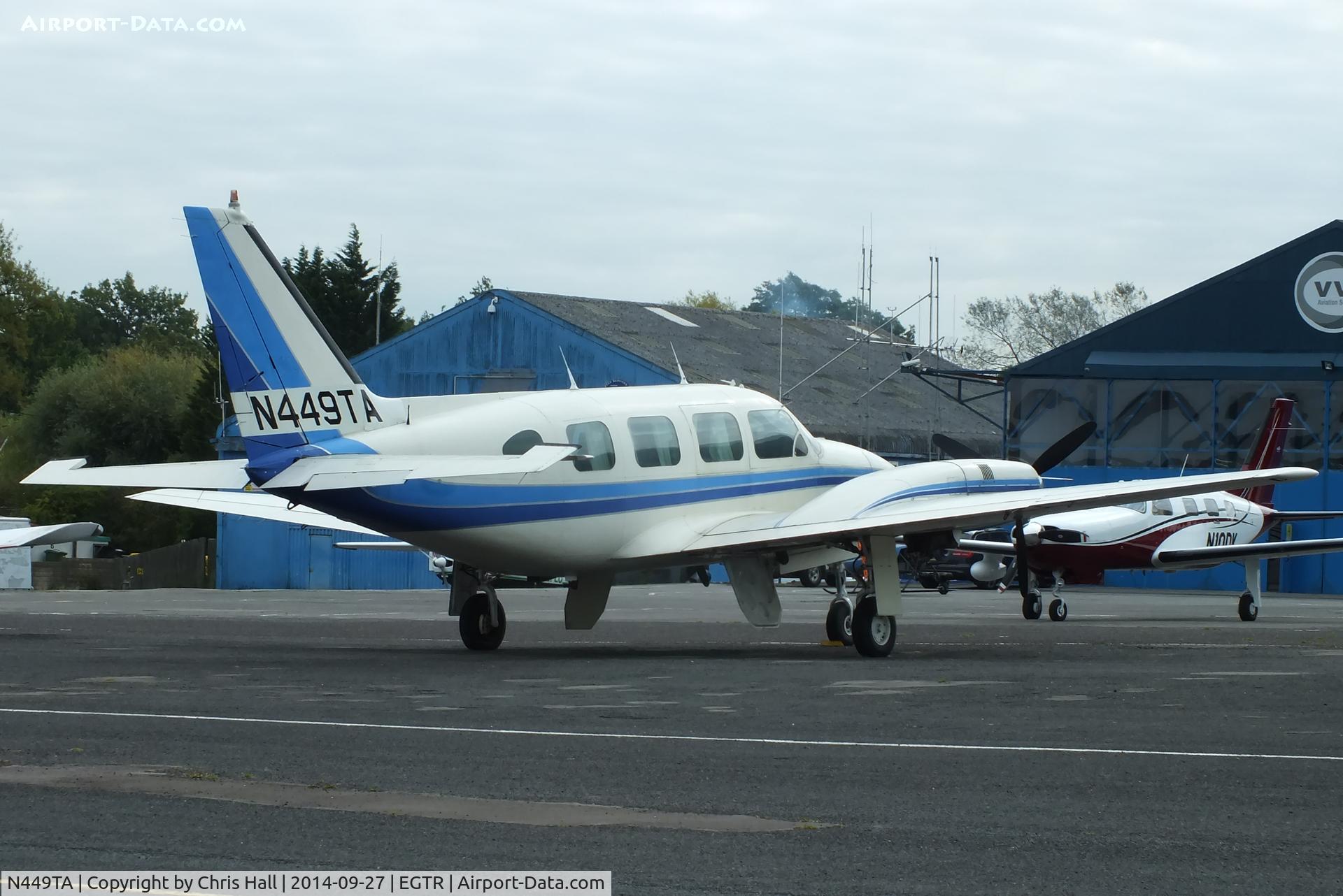 N449TA, Piper PA-31-310 Navajo Navajo C/N 31-480, Elstree resident