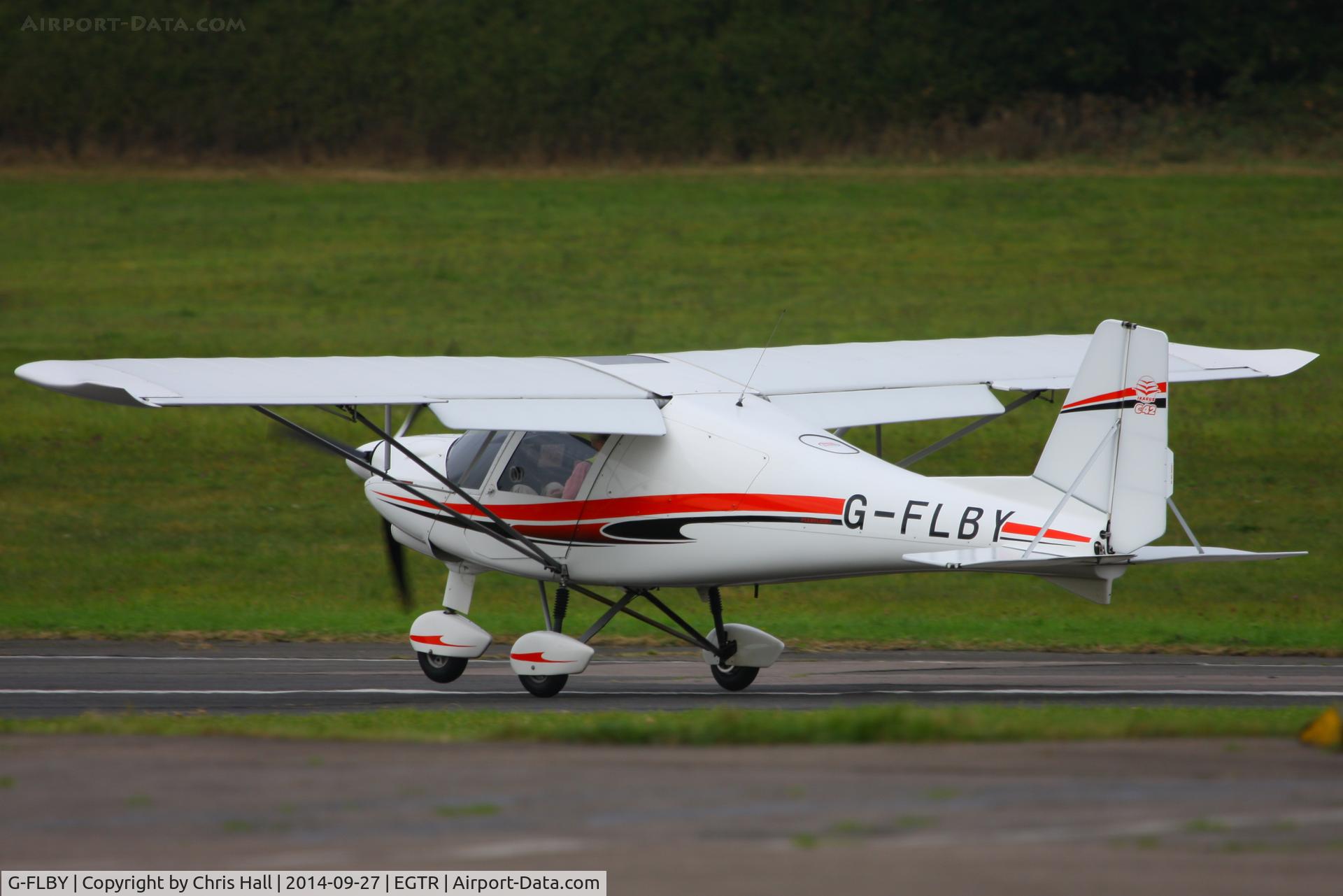 G-FLBY, 2013 Comco Ikarus C42 FB100 Bravo C/N 1302-7239, Elstree resident