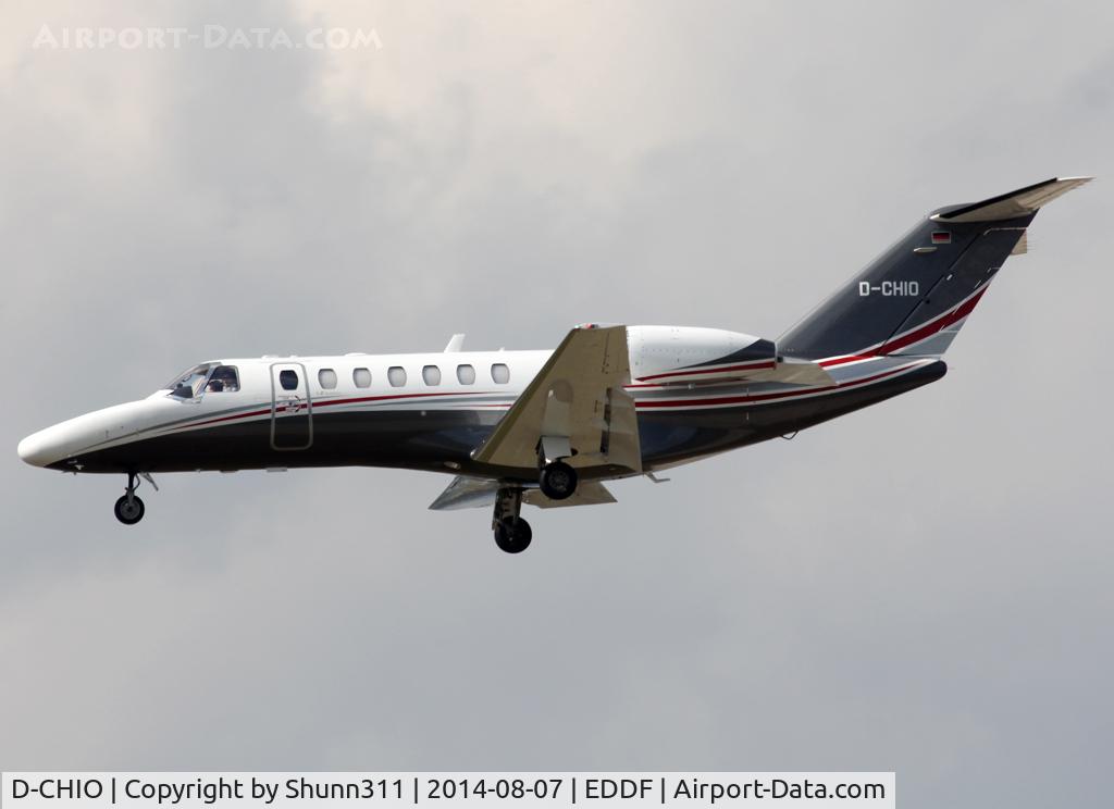 D-CHIO, 2012 Cessna 525B CitationJet CJ3 C/N 525B-0378, Landing rwy 25L