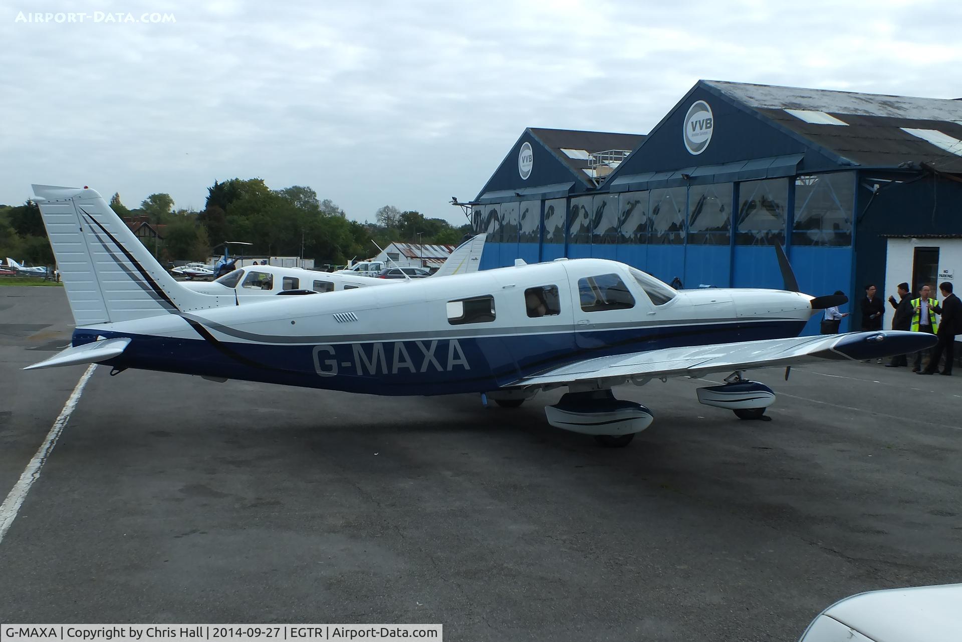 G-MAXA, 2004 Piper PA-32-301FT 6X Saratoga Saratoga C/N 3232021, parked at Elstree