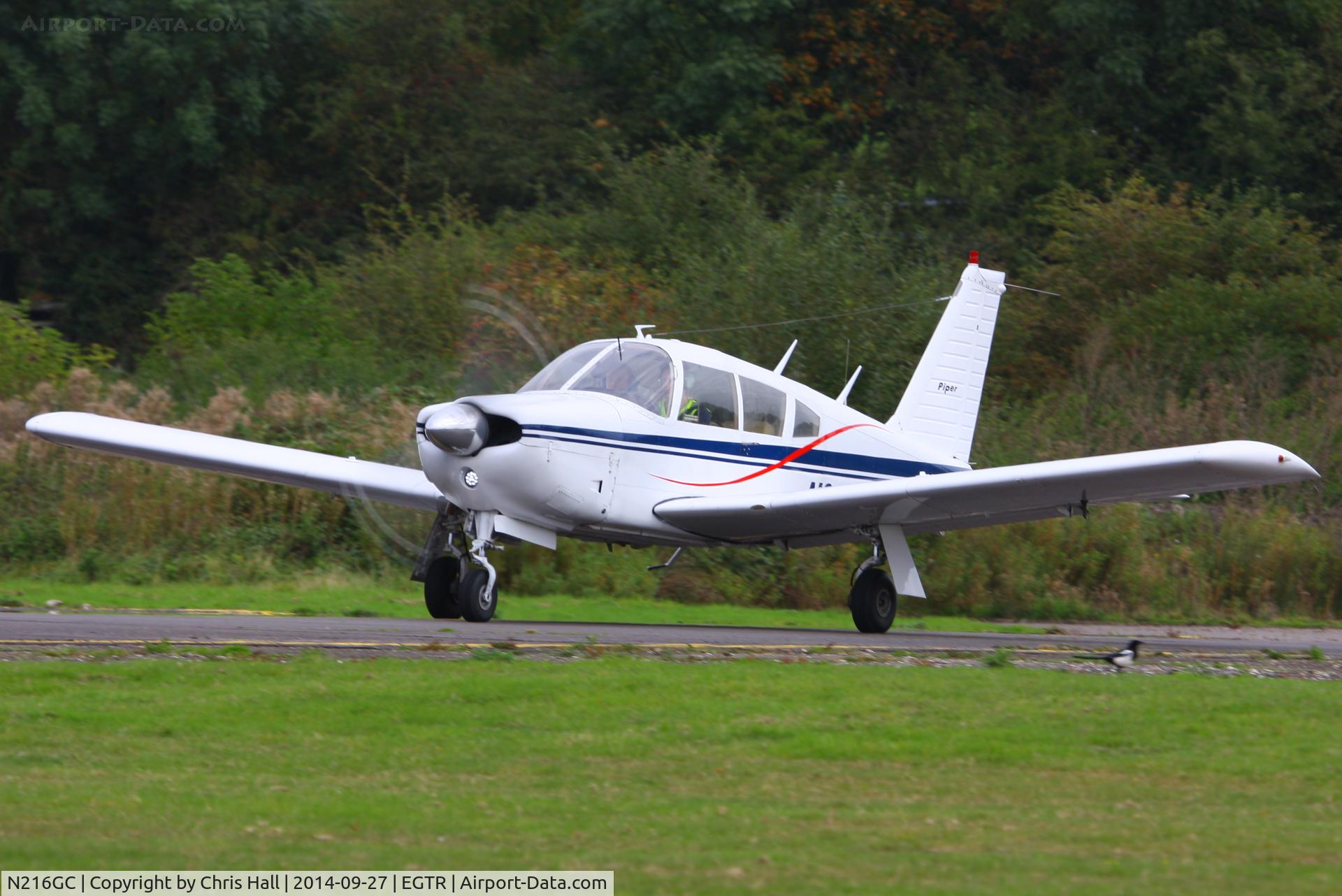 N216GC, 1971 Piper PA-28R-200 Cherokee Arrow B C/N 28R-7135151, Elstree resident