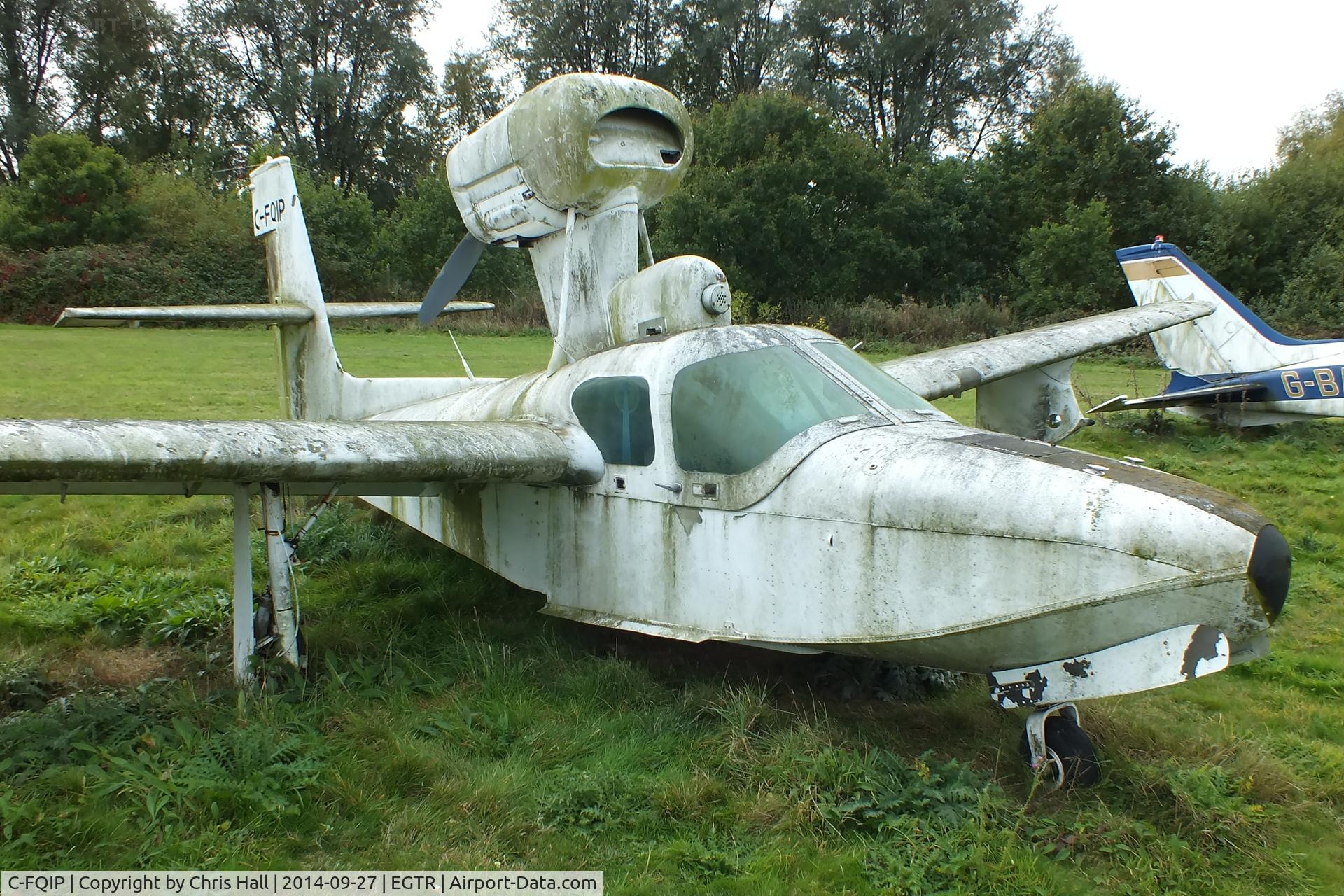 C-FQIP, 1975 Lake LA-4-200 Buccaneer C/N 679, in the graveyard at Elstree