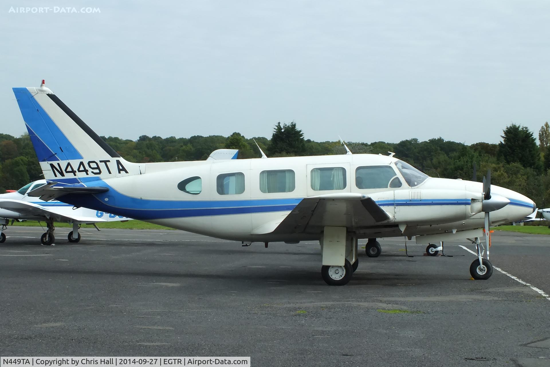 N449TA, Piper PA-31-310 Navajo Navajo C/N 31-480, Elstree resident