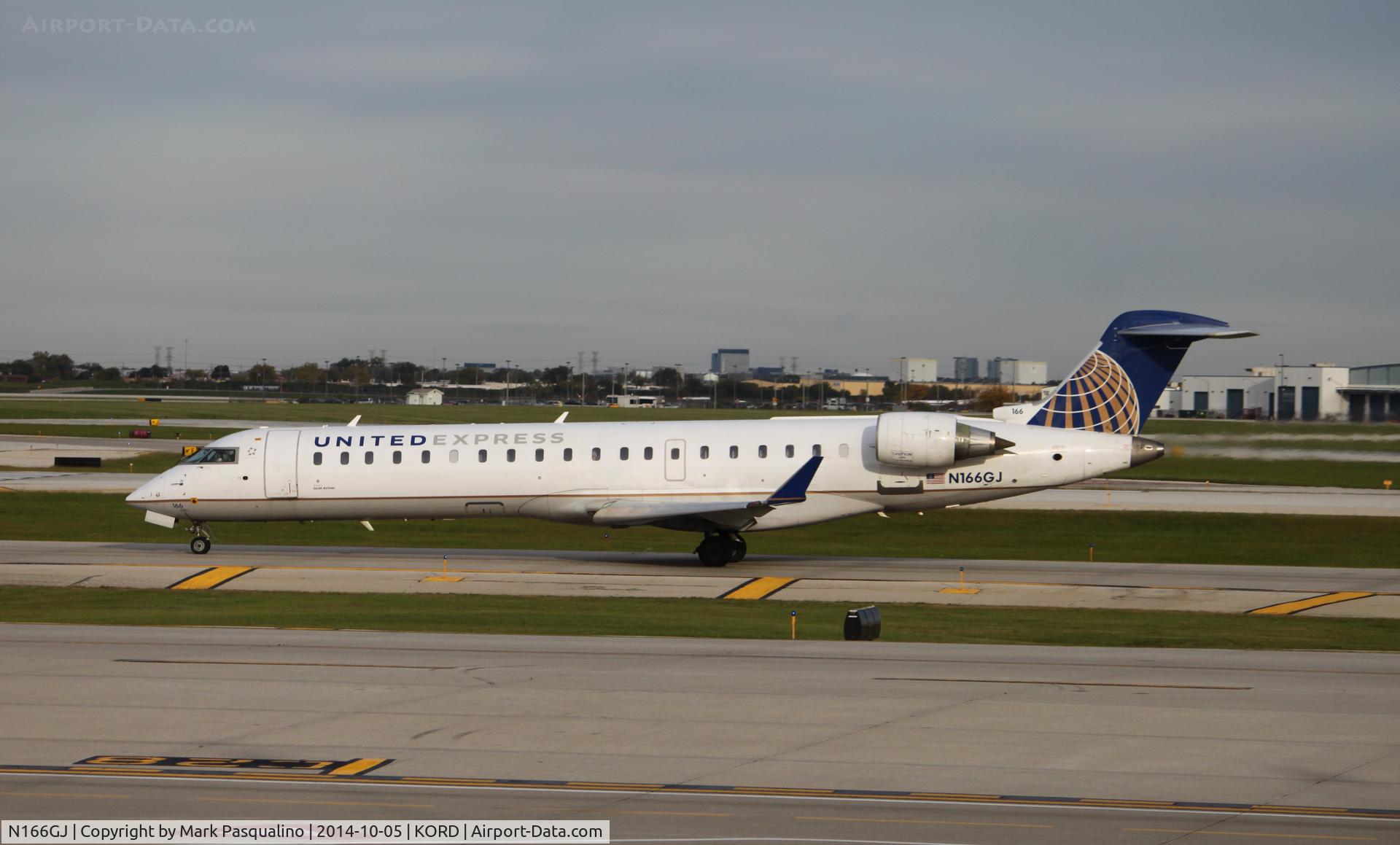 N166GJ, 2008 Bombardier CRJ-702 (CL-600-2C10) Regional Jet C/N 10266, CL-600-2C10