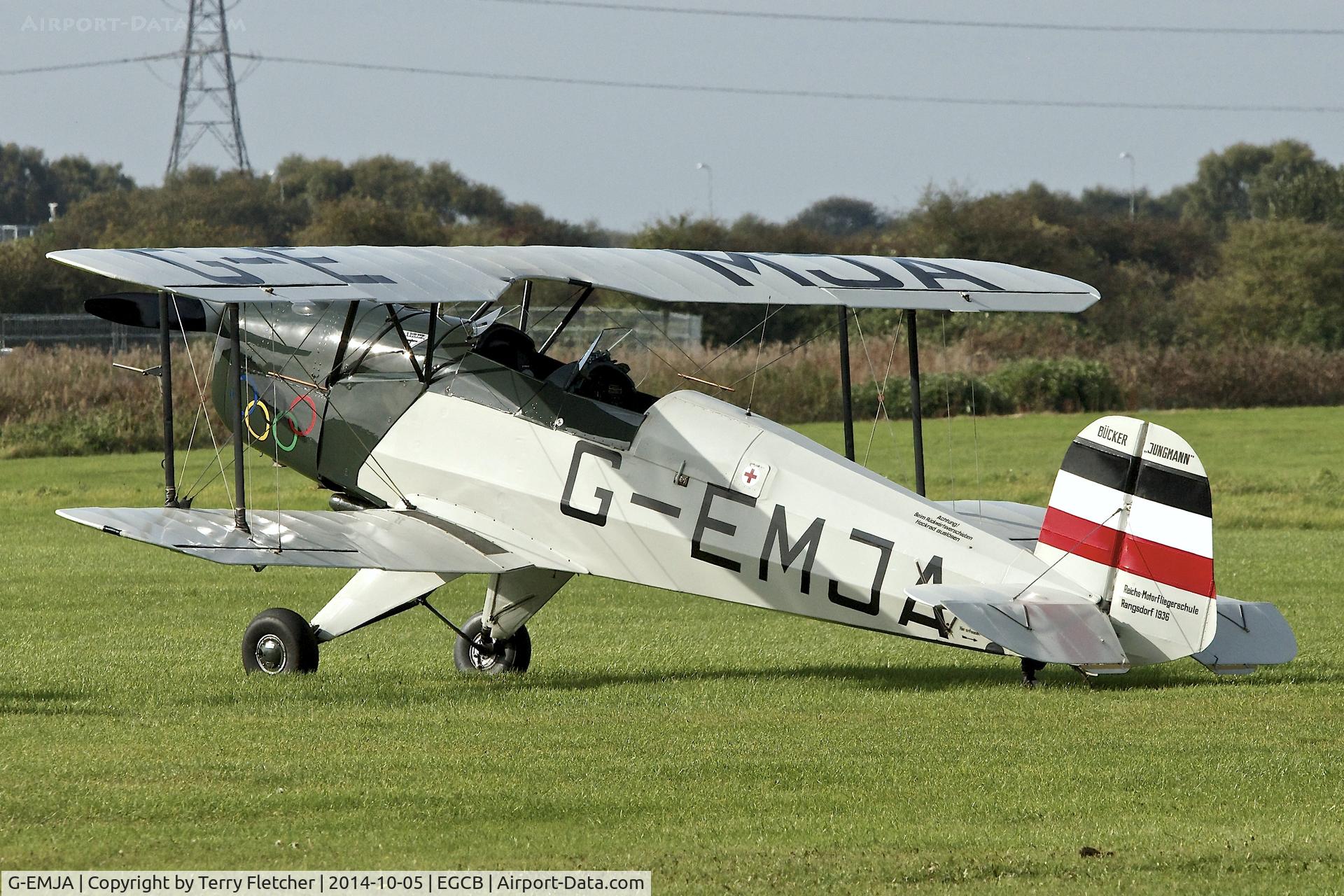 G-EMJA, 1995 CASA 1-131E Srs 2000 Replica Jungmann C/N PFA 242-12340, Replica Jungmann at City of Manchester Airport