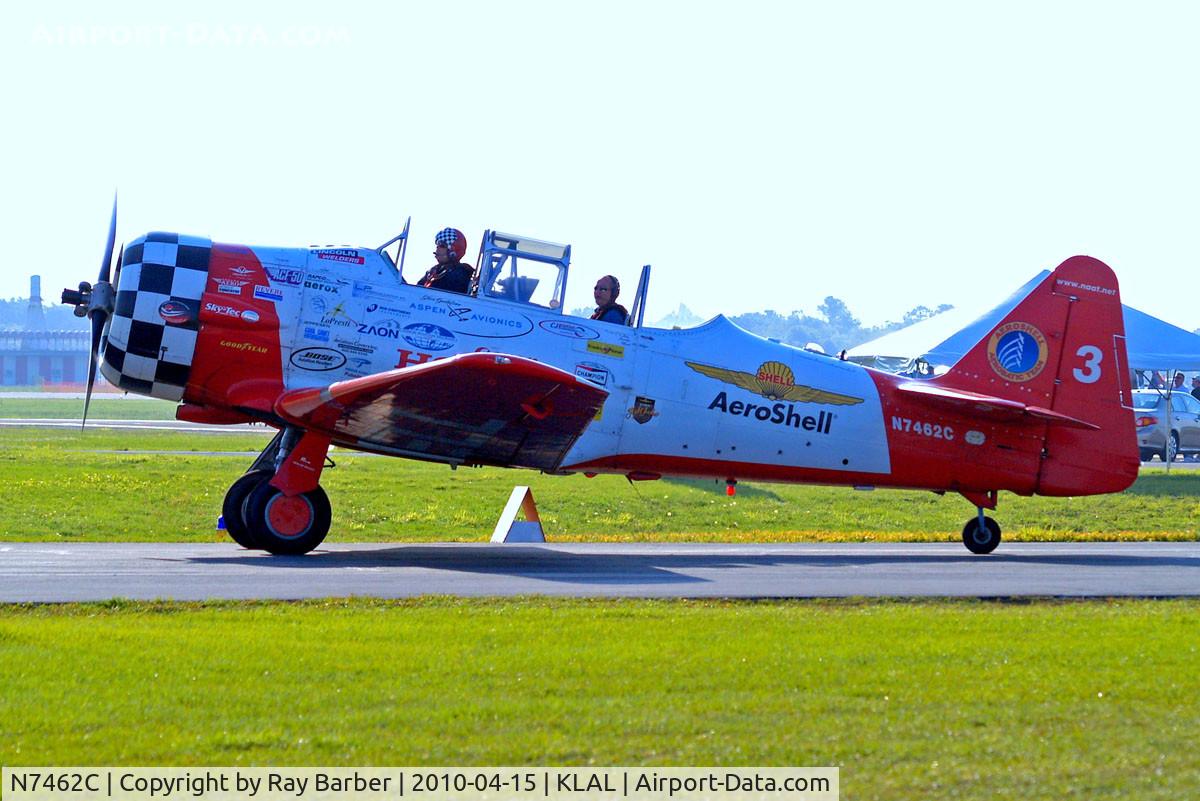 N7462C, North American AT-6B Texan C/N 121-43211, North American AT-6F Texan [121-43211] (Aeroshell Aerobatic Team) Lakeland-Linder~N 15/04/2010