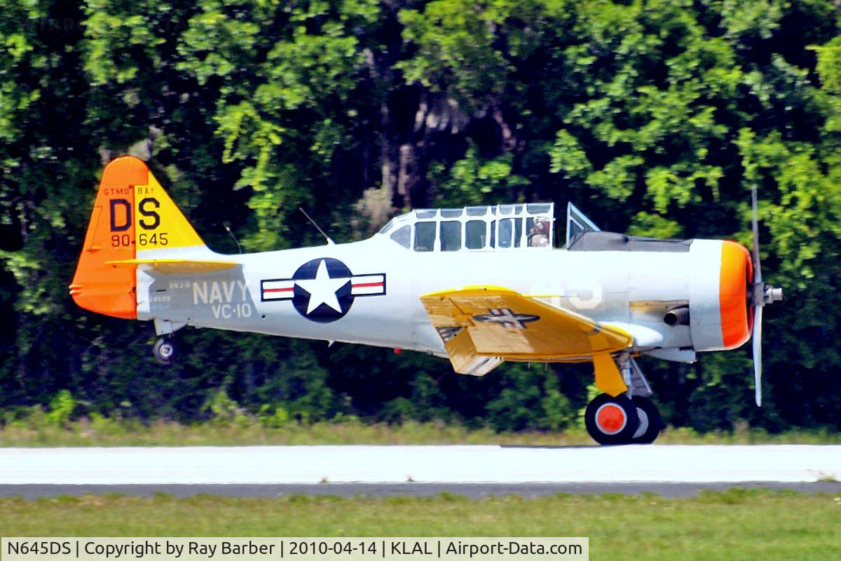 N645DS, 1944 North American SNJ-5 Texan Texan C/N 88-17678, North American SNJ-5 Texan [88-17643] Lakeland-Linder~N 14/04/2010