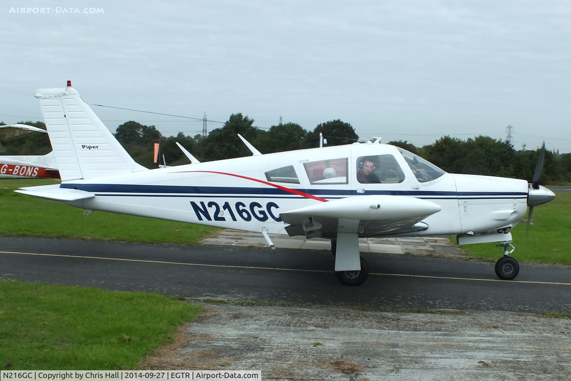 N216GC, 1971 Piper PA-28R-200 Cherokee Arrow B C/N 28R-7135151, Elstree resident