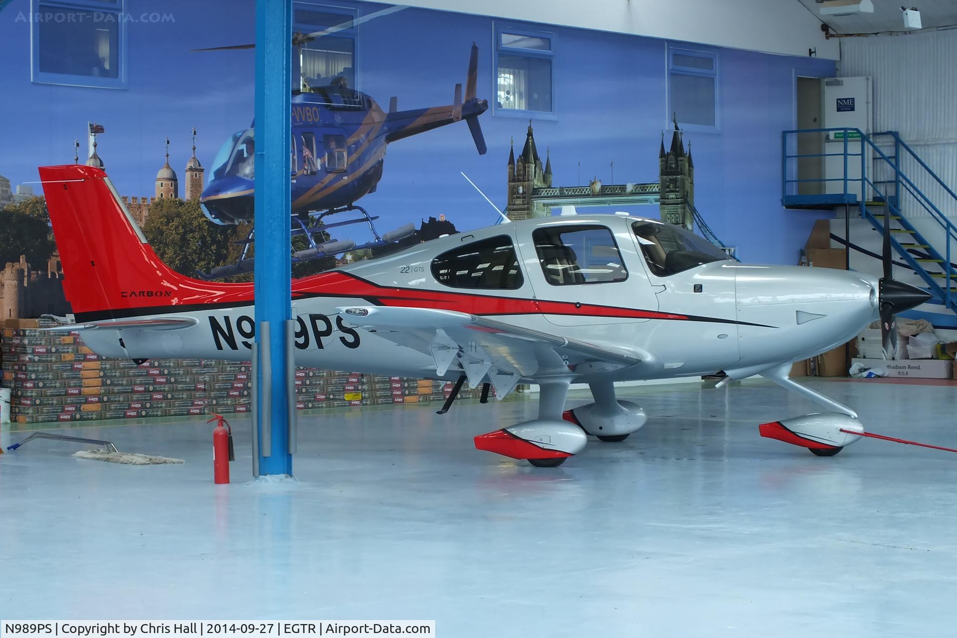 N989PS, 2014 Cirrus SR22 GTS Carbon C/N 4104, new Elstree resident