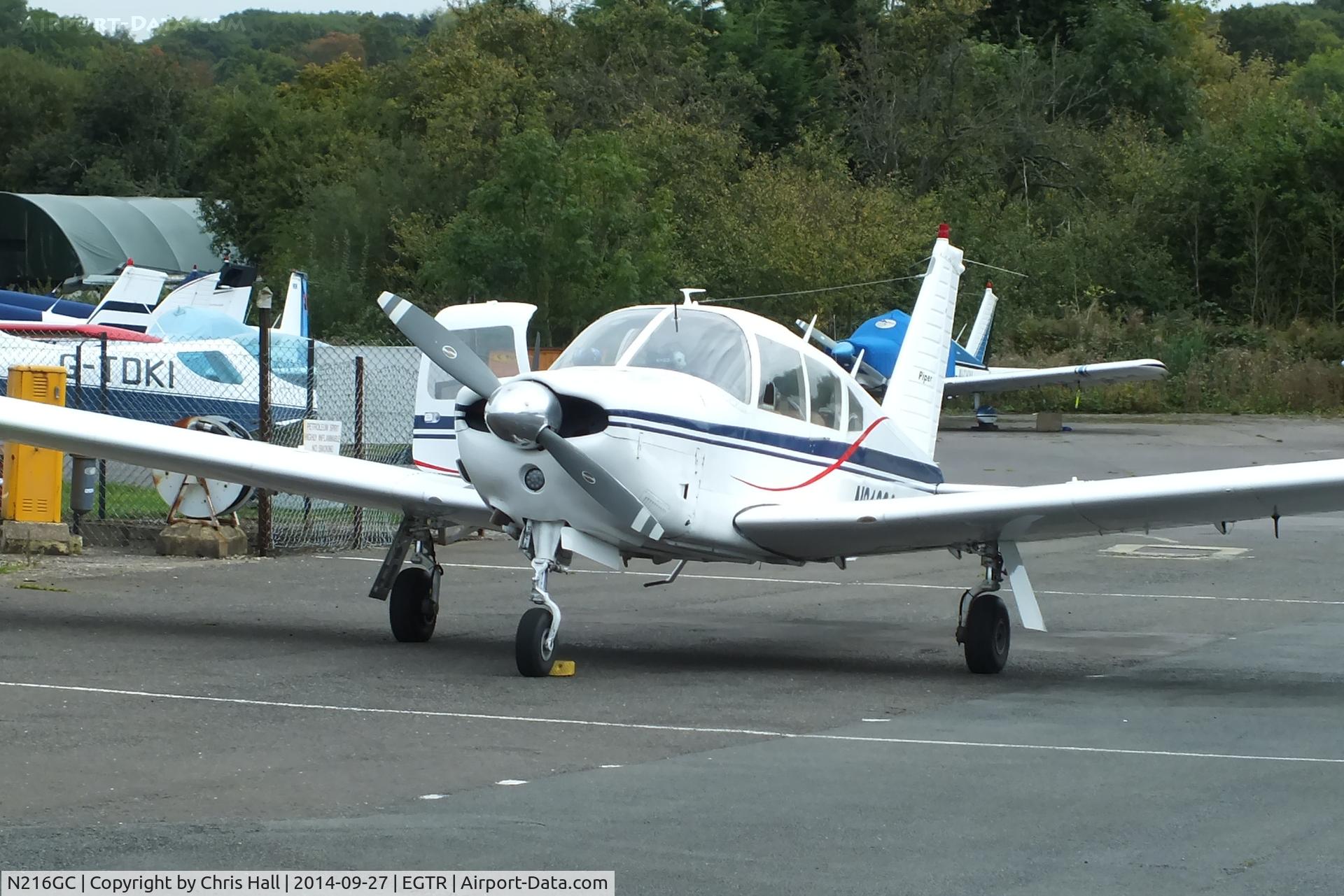 N216GC, 1971 Piper PA-28R-200 Cherokee Arrow B C/N 28R-7135151, Elstree resident