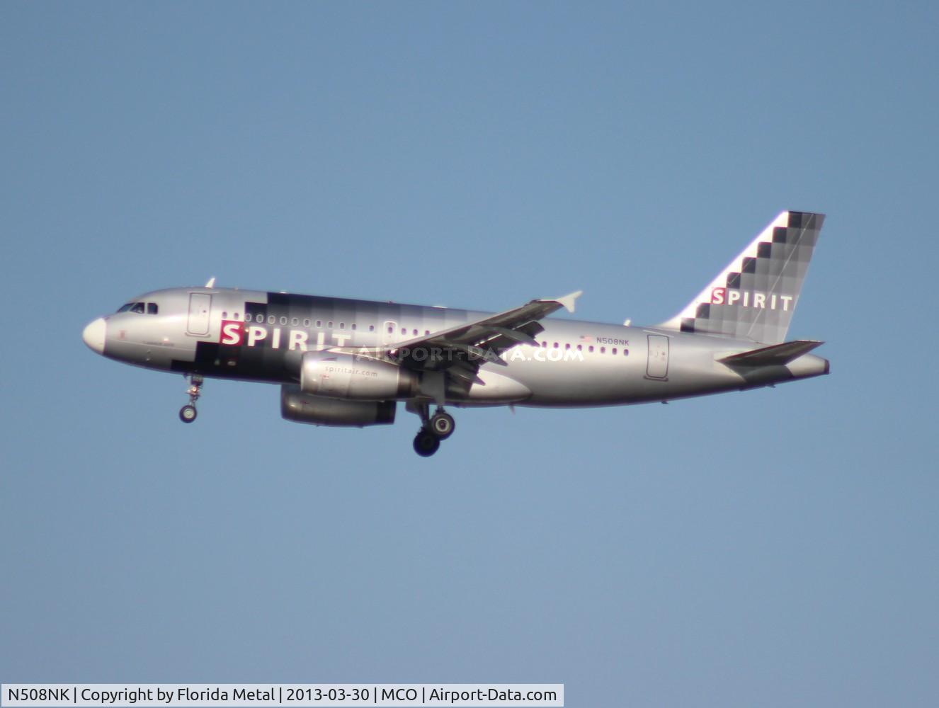 N508NK, 2005 Airbus A319-132 C/N 2567, Spirit A319