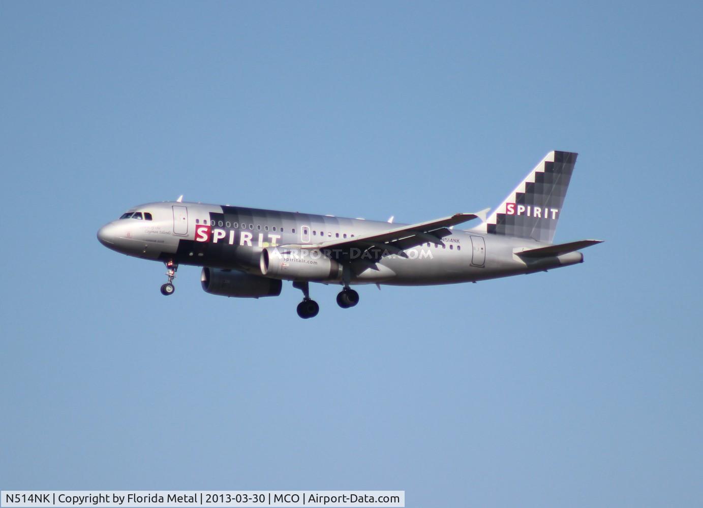 N514NK, 2006 Airbus A319-132 C/N 2679, Spirit A319
