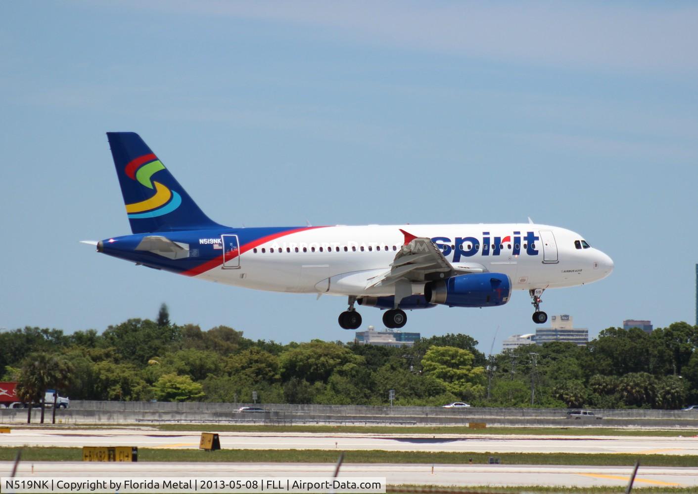 N519NK, 2006 Airbus A319-132 C/N 2723, Spirit