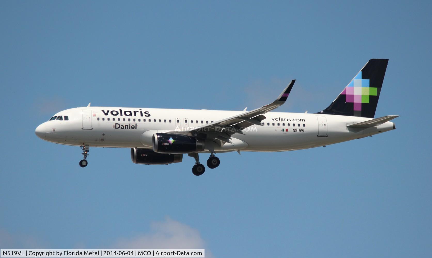 N519VL, 2013 Airbus A320-233 C/N 5510, new to database Volaris A320